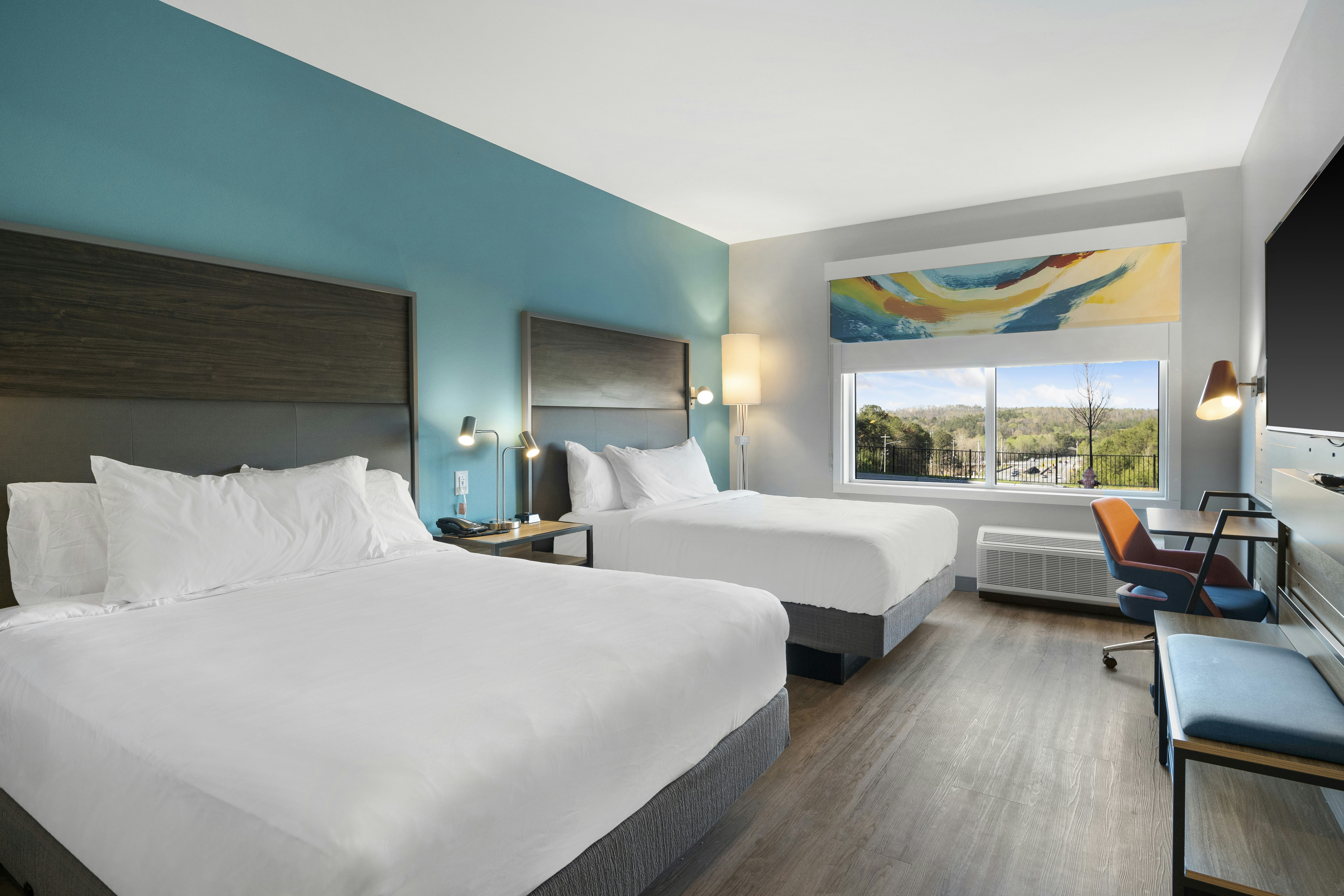 غرفة بسريرين كوين لذوي الإعاقة، Tru By Hilton Cartersville 4/6