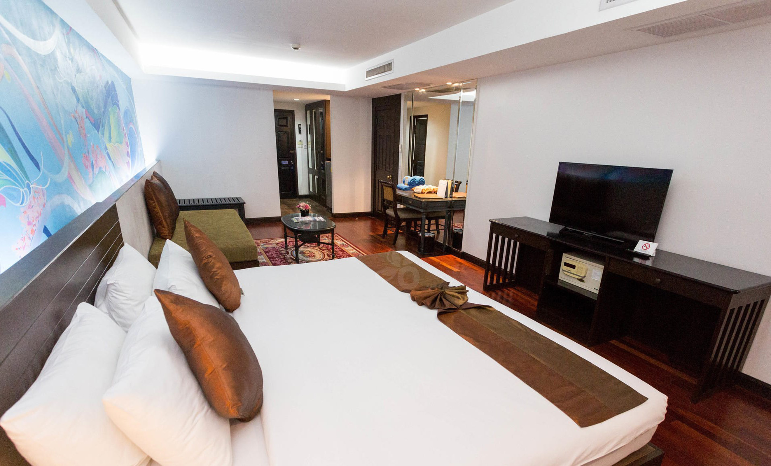 غرفة ديلوكس بسرير مزدوج أو سريرين منفصلين، The Grand Sathorn 3/9