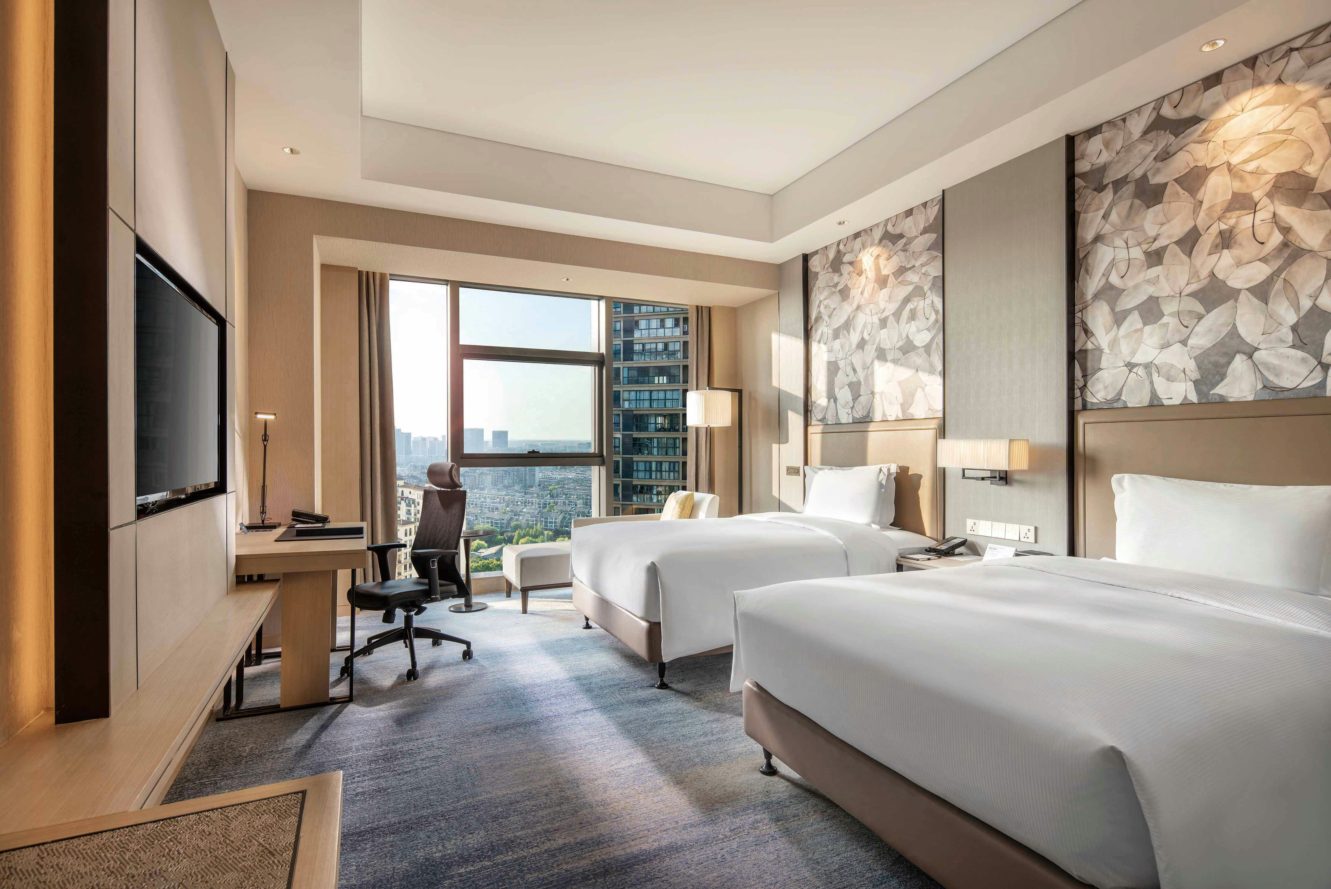 غرفة بسريرين منفصلين، Doubletree By Hilton Yangzhou 4/6