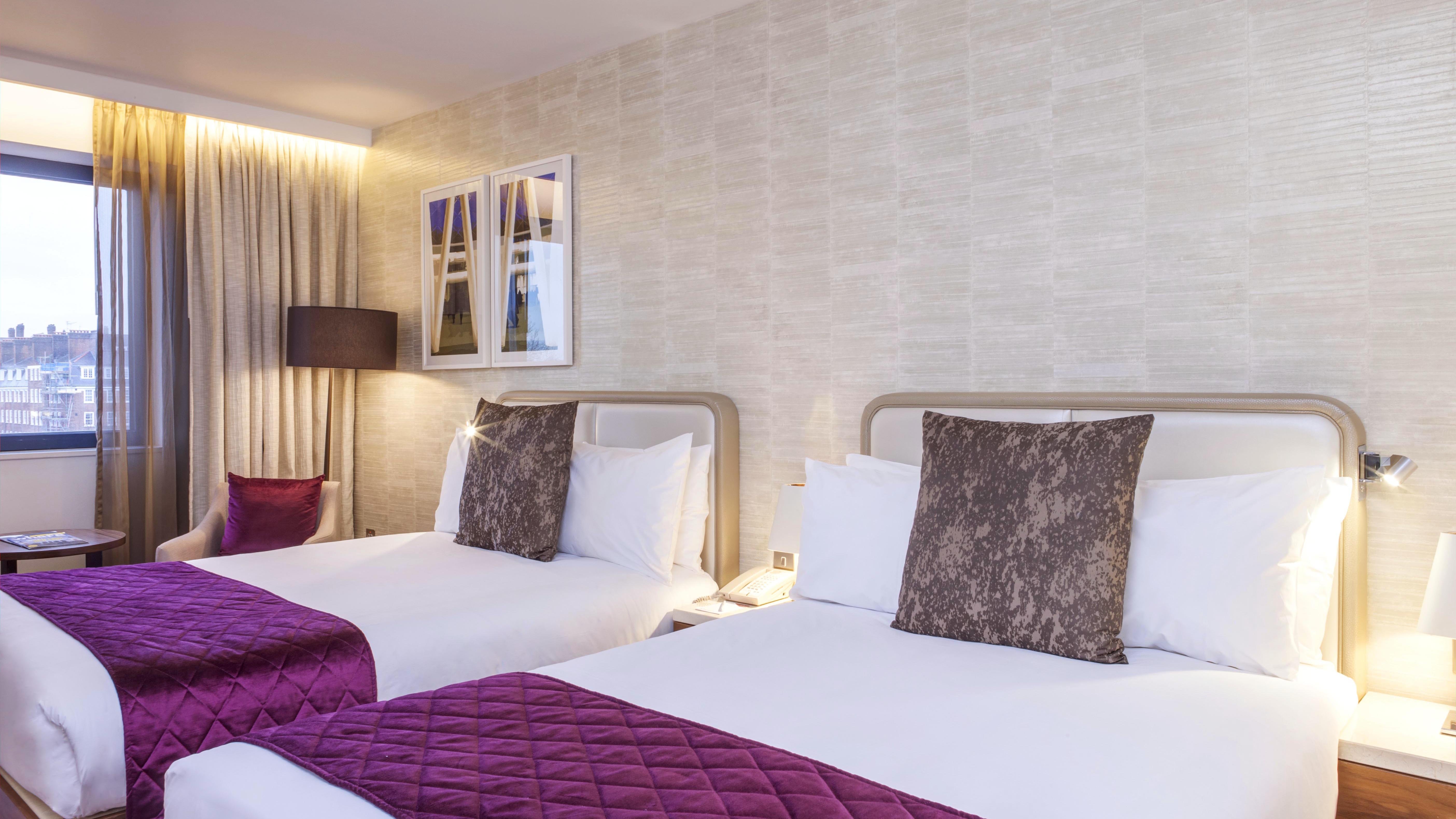 غرفة بسريرين مزدوجين، Crowne Plaza London - Kings Cross 6/7