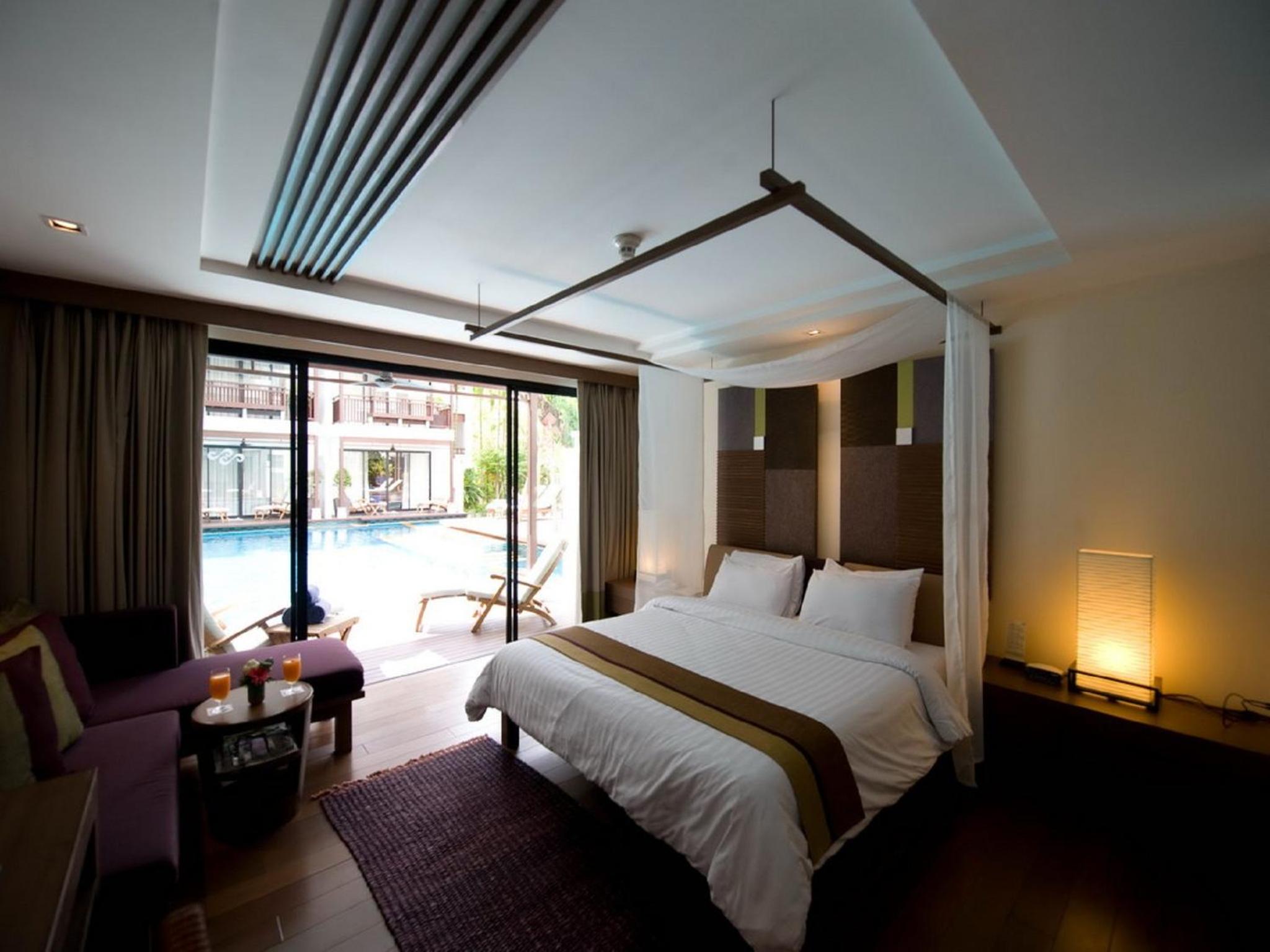 Deluxe, Double or Twin Bed, Pool Access