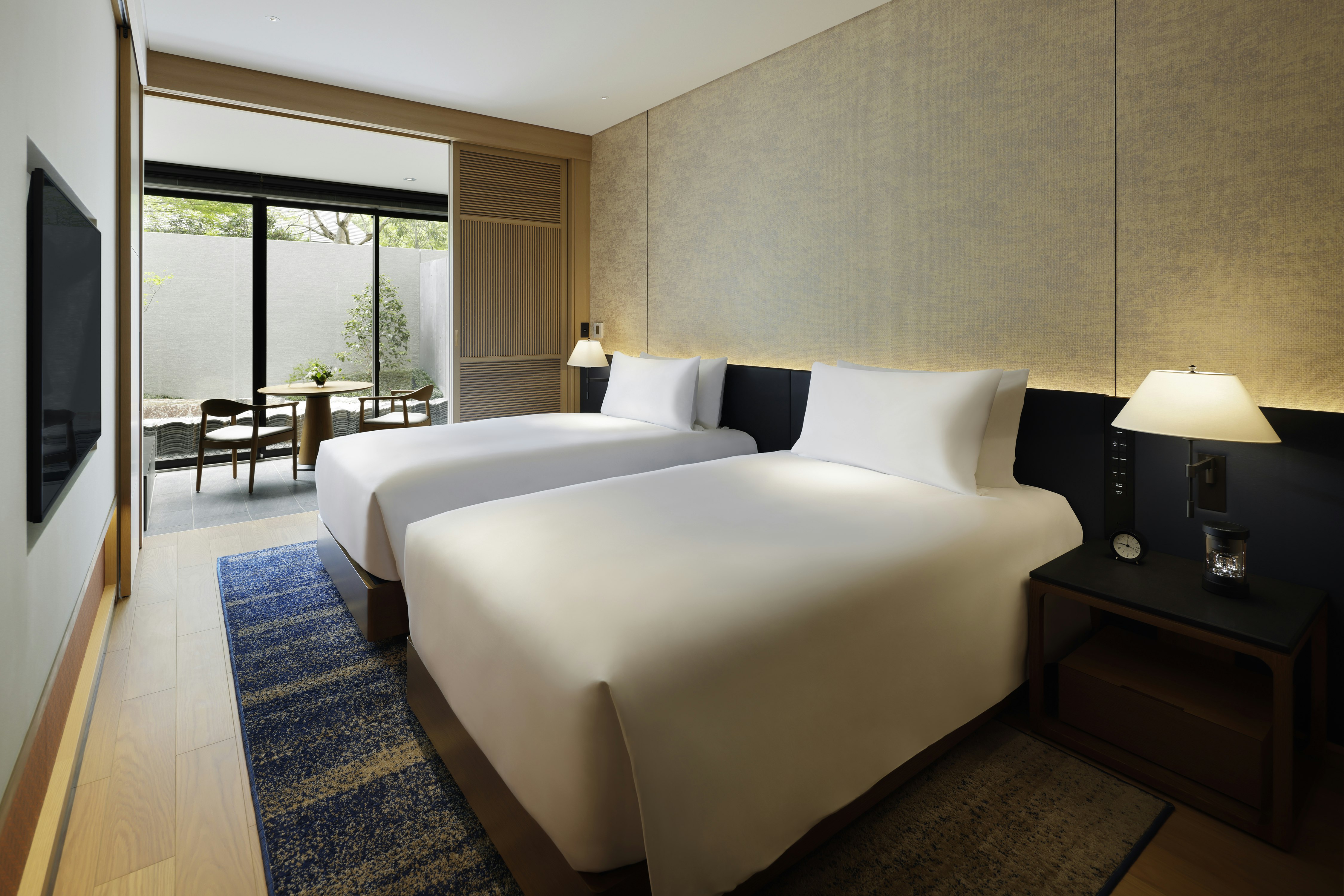 ONSEN, GARDEN, TWIN BEDS