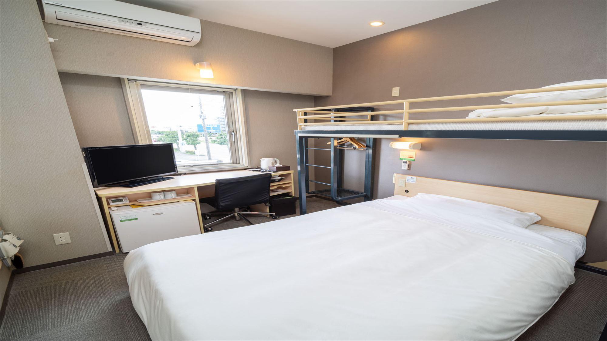 Room, Double or Single Bed, Bunk Bed