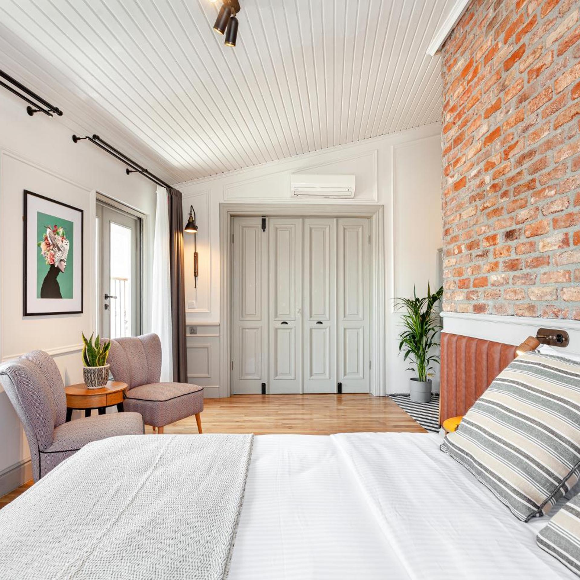 جناح بسرير كينج بشرفة، World House Boutique Hotel Galata 6/9