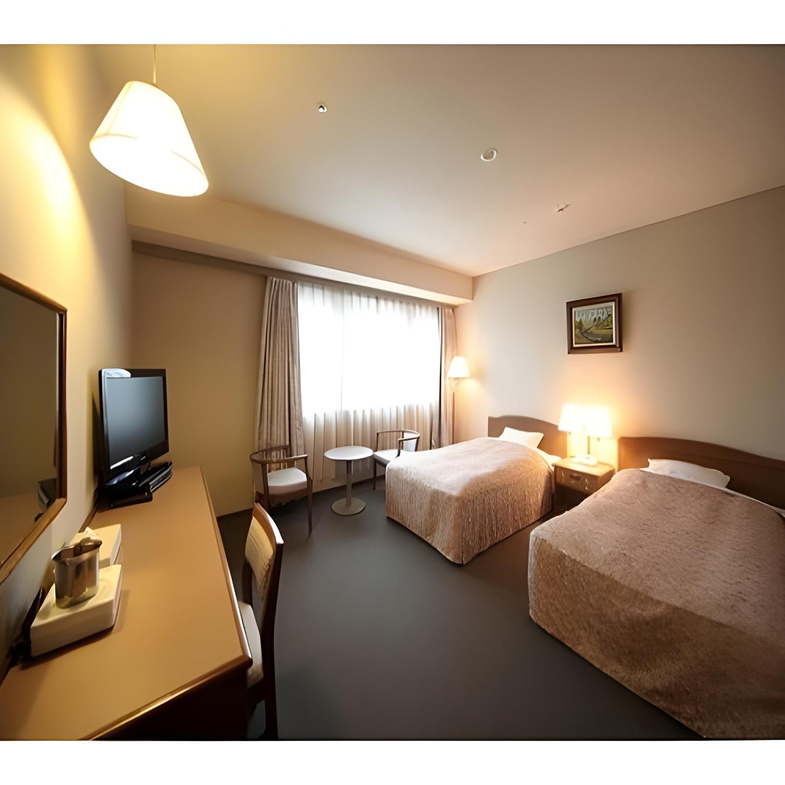 Standard, Twin Beds, River View, Night View, Smoking