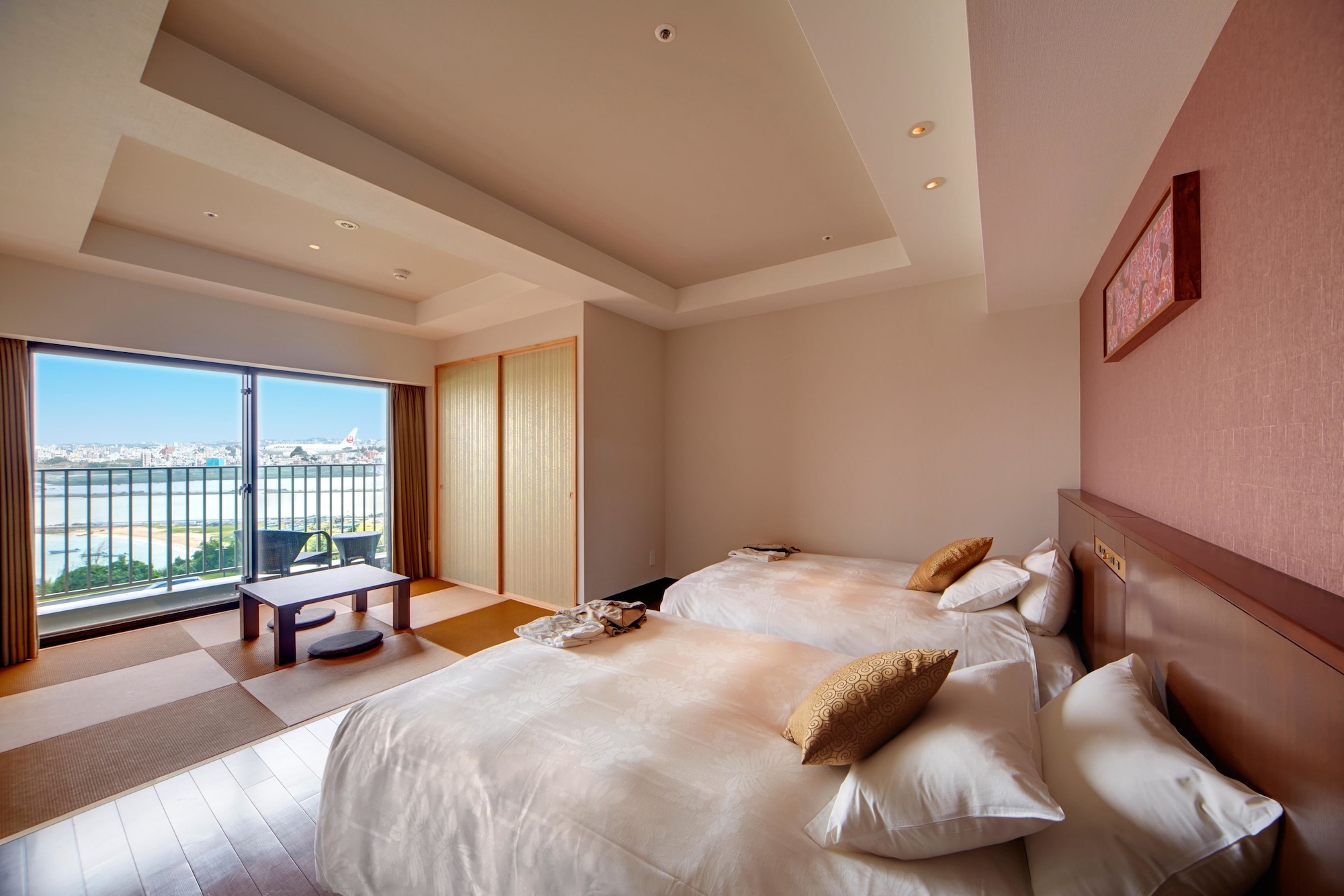 Private, Twin Beds, 2 Futon Beds, Ocean View, Tatami