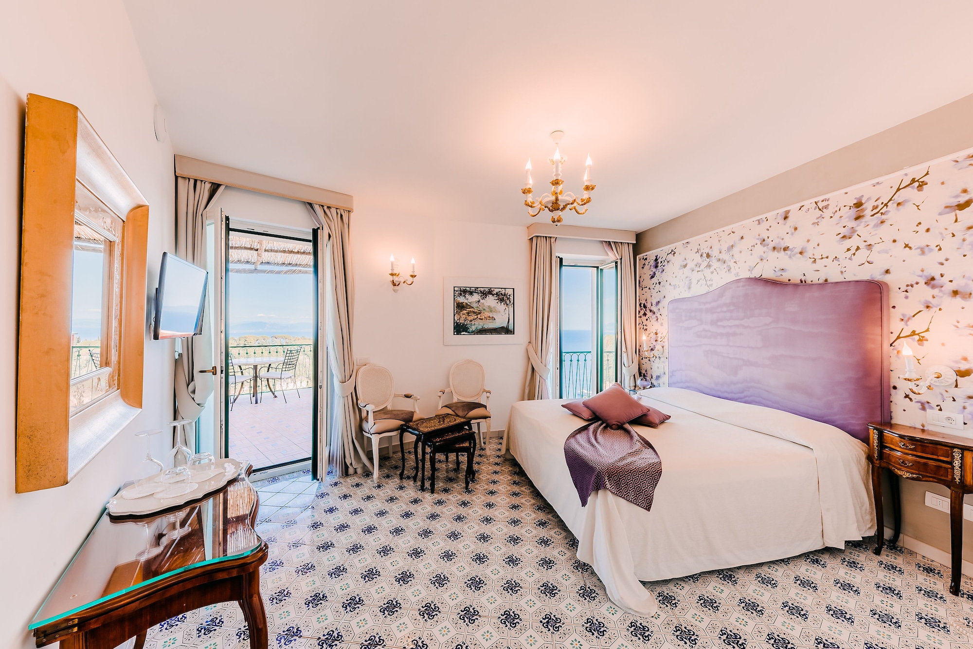 Romantic, Lilla, Suite, King Bed, Sea View, Terrace