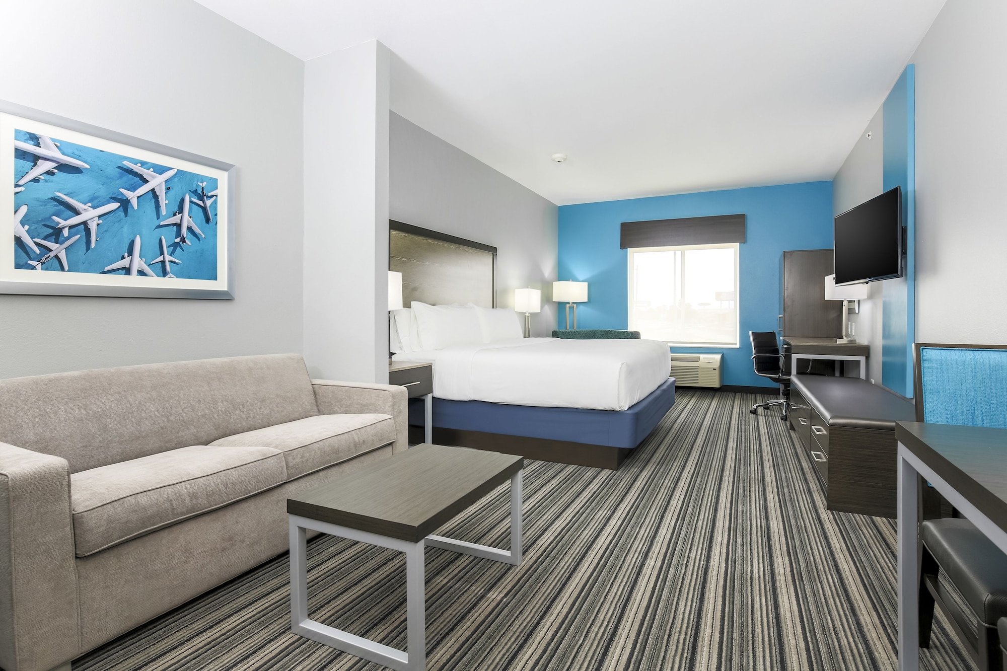 جناح بسرير كينج بغرفة نوم واحدة، Holiday Inn Express Suites Houston Se Airport Area 5/10