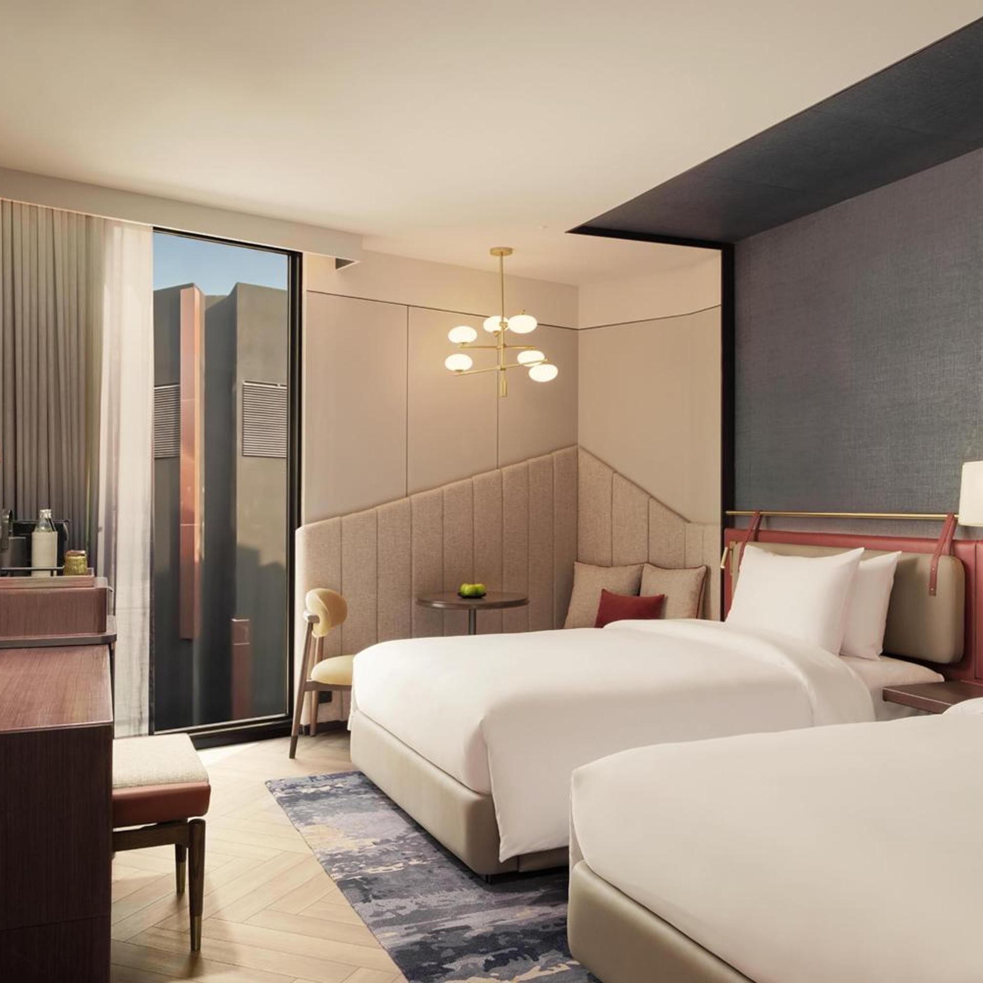 Canopy, Courtyard, Deluxe, Twin Beds, with View