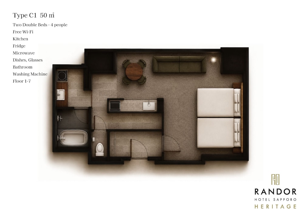 Randor Hotel Sapporo Heritage 8/50