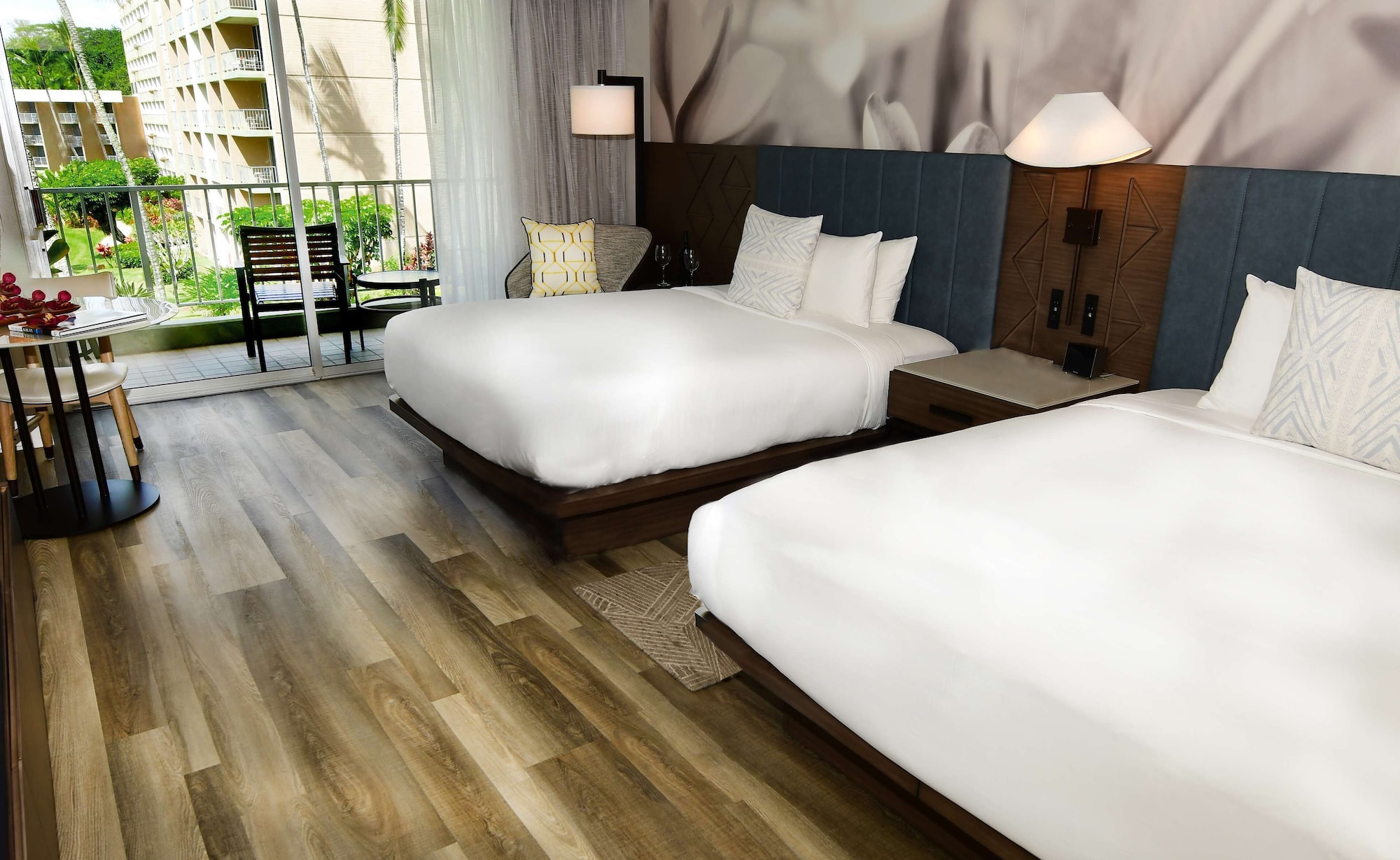 LANAI, DELUXE, 2 QUEEN BEDS, GROUND FLOOR