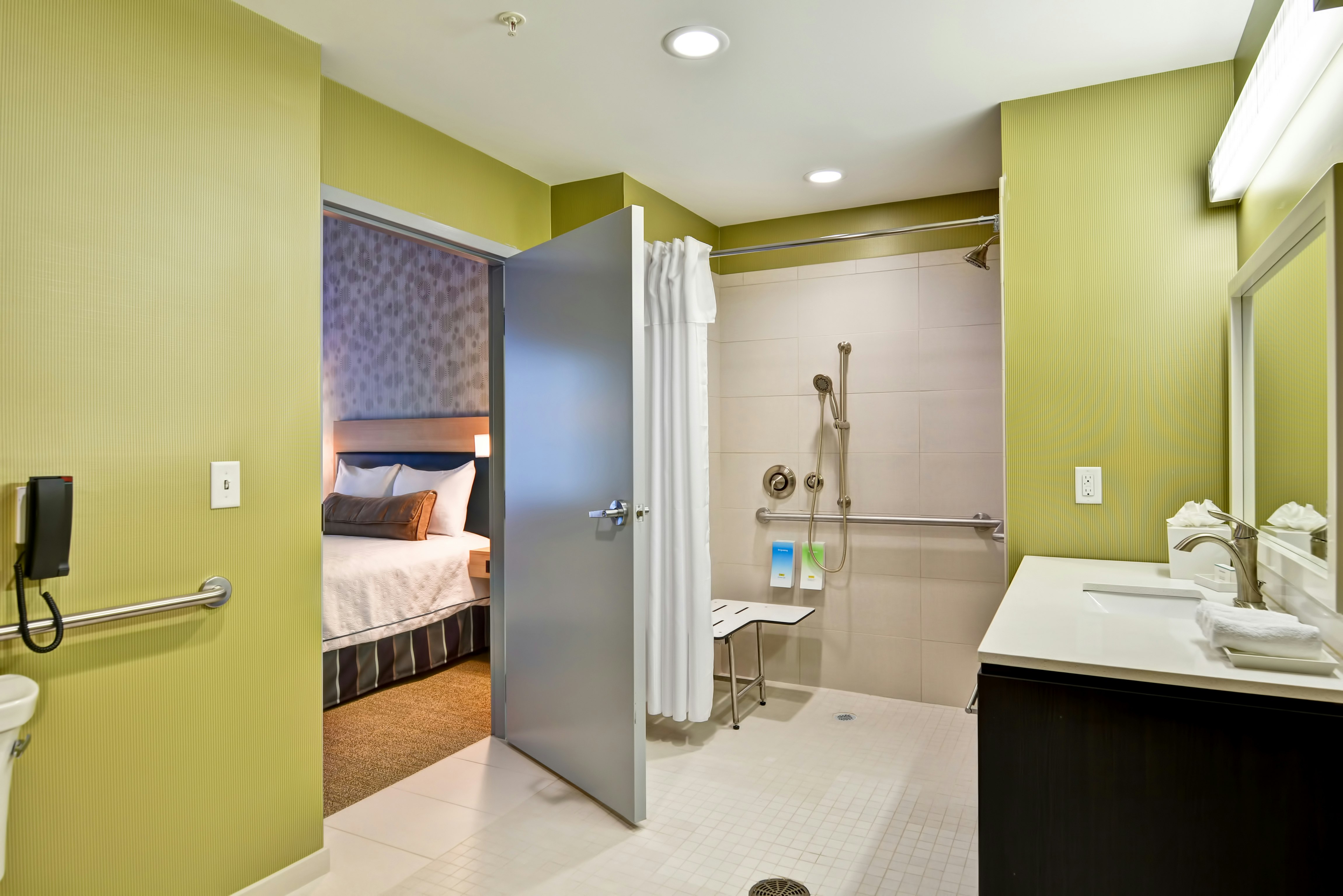 جناح بسريرين كوين لذوي الإعاقة، Home2 Suites by Hilton Stafford Quantico 3/4