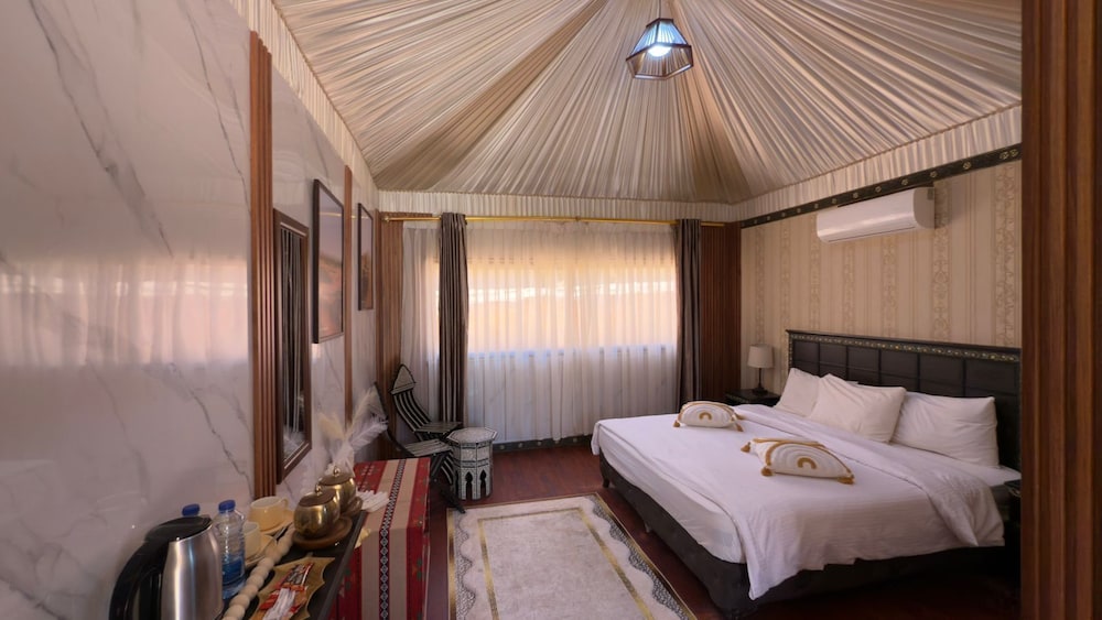 خيمة ديلوكس بسرير فردي، Wadi Rum Mazayen Camp 7/10