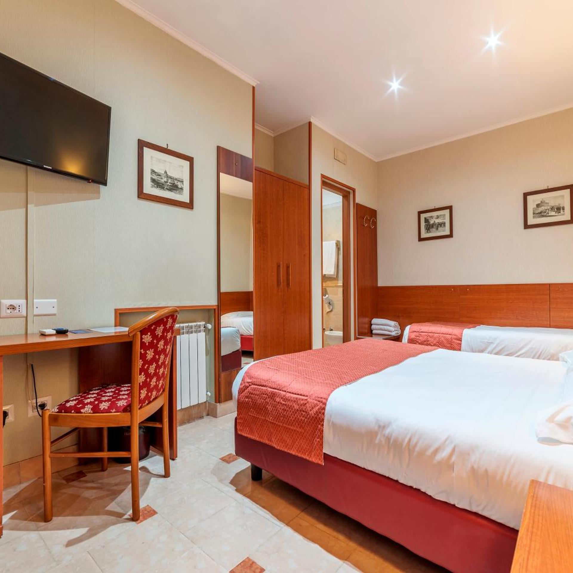 غرفة كلاسيكية ثلاثية، Hotel Riviera Fiumicino 2/8