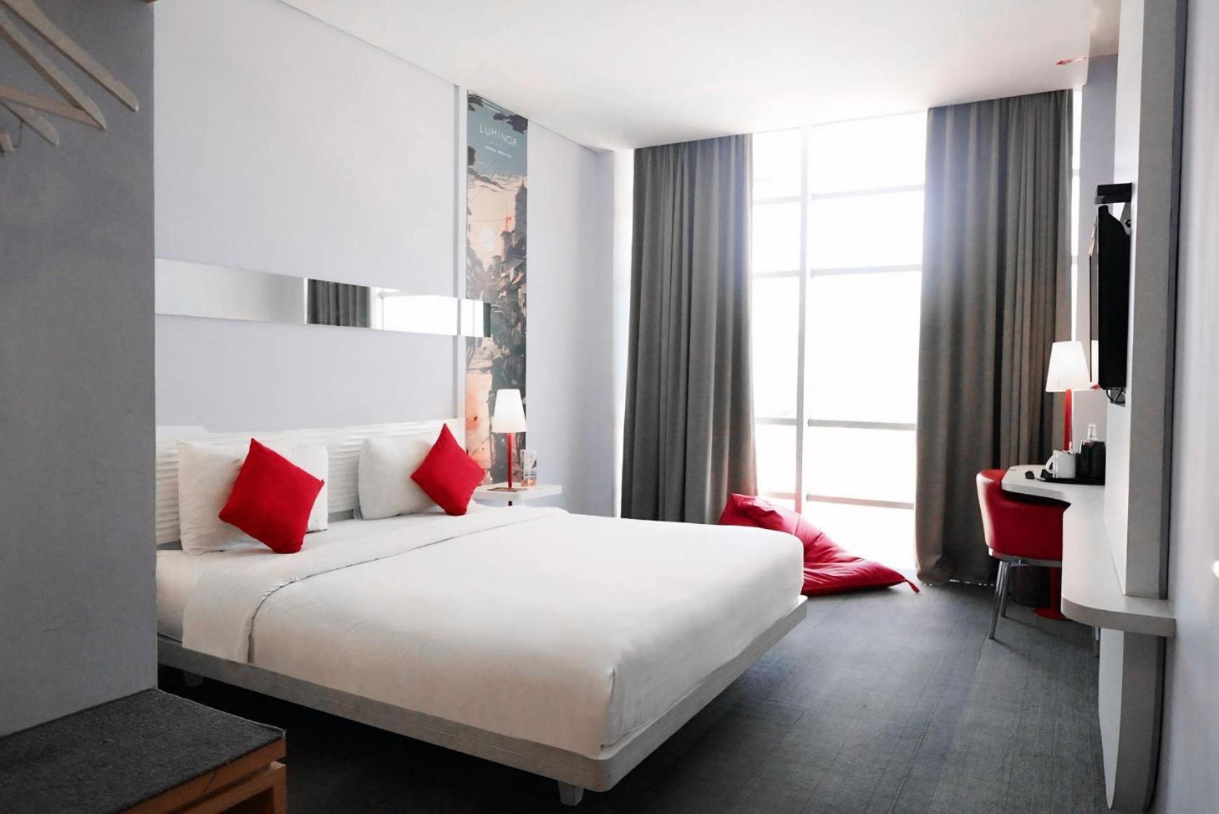 غرفة تنفيذية بسرير مزدوج، Luminor Hotel Metro Indah Bandung 3/10
