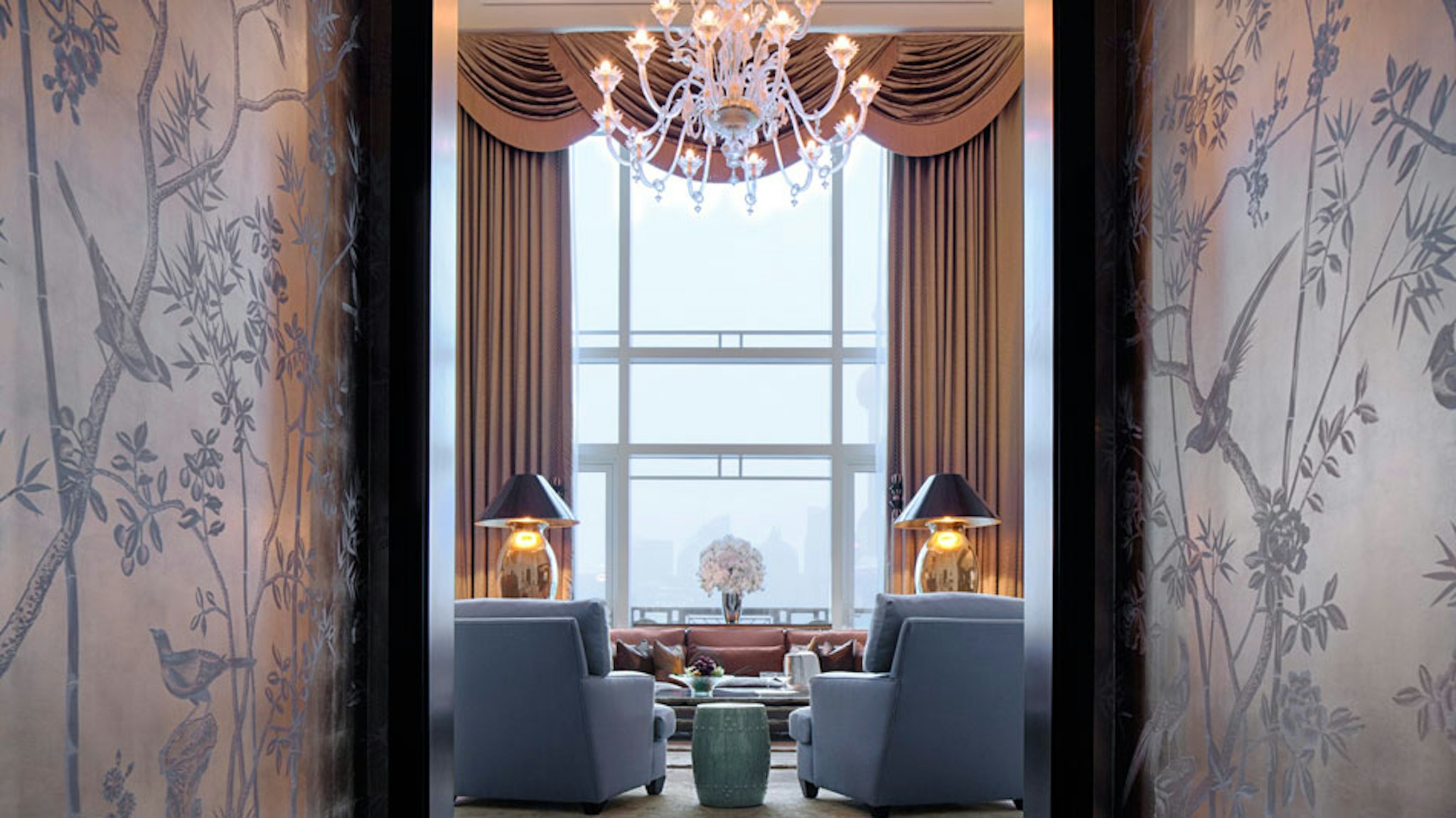 Lobby at The Peninsula Shanghai, SHANGHAI
