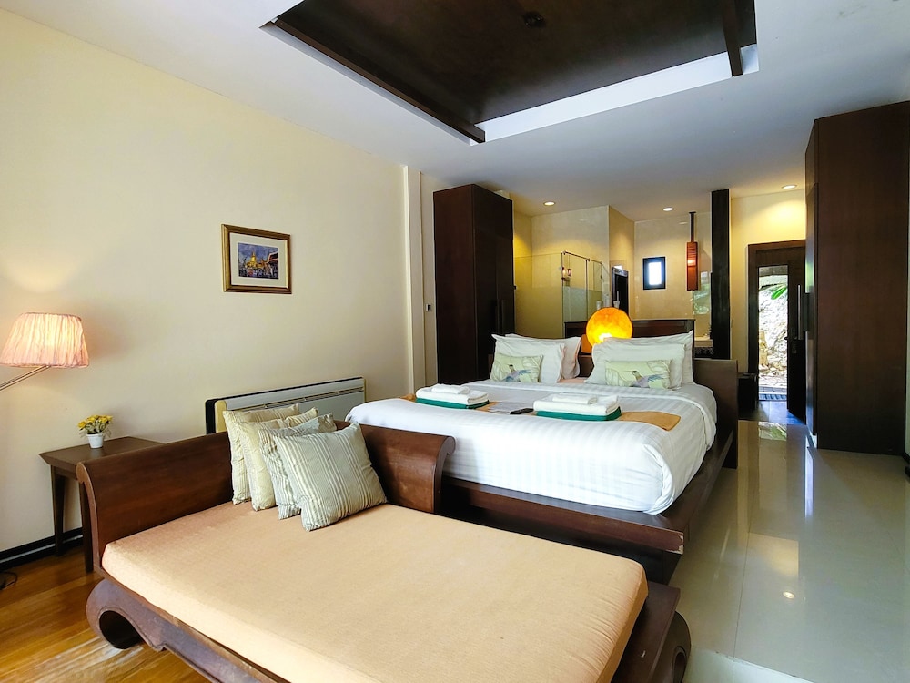 غرفة ديلوكس بسرير كينج بمسبح خاص، Koh Chang Cliff Beach Resort 10/10