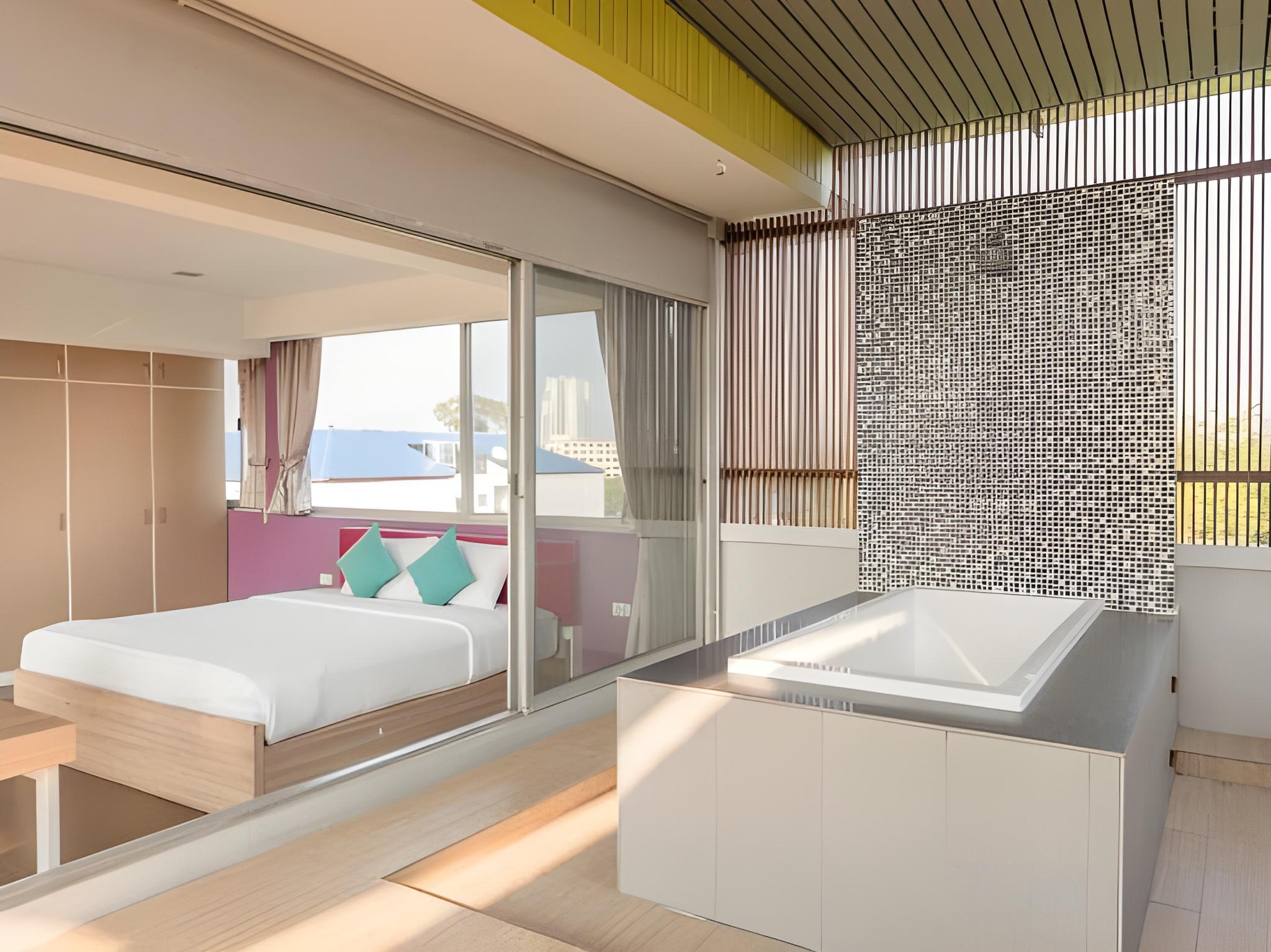 غرفة عائلية بسريرين مزدوجين، Lantana Pattaya Hotel And Resort 3/3