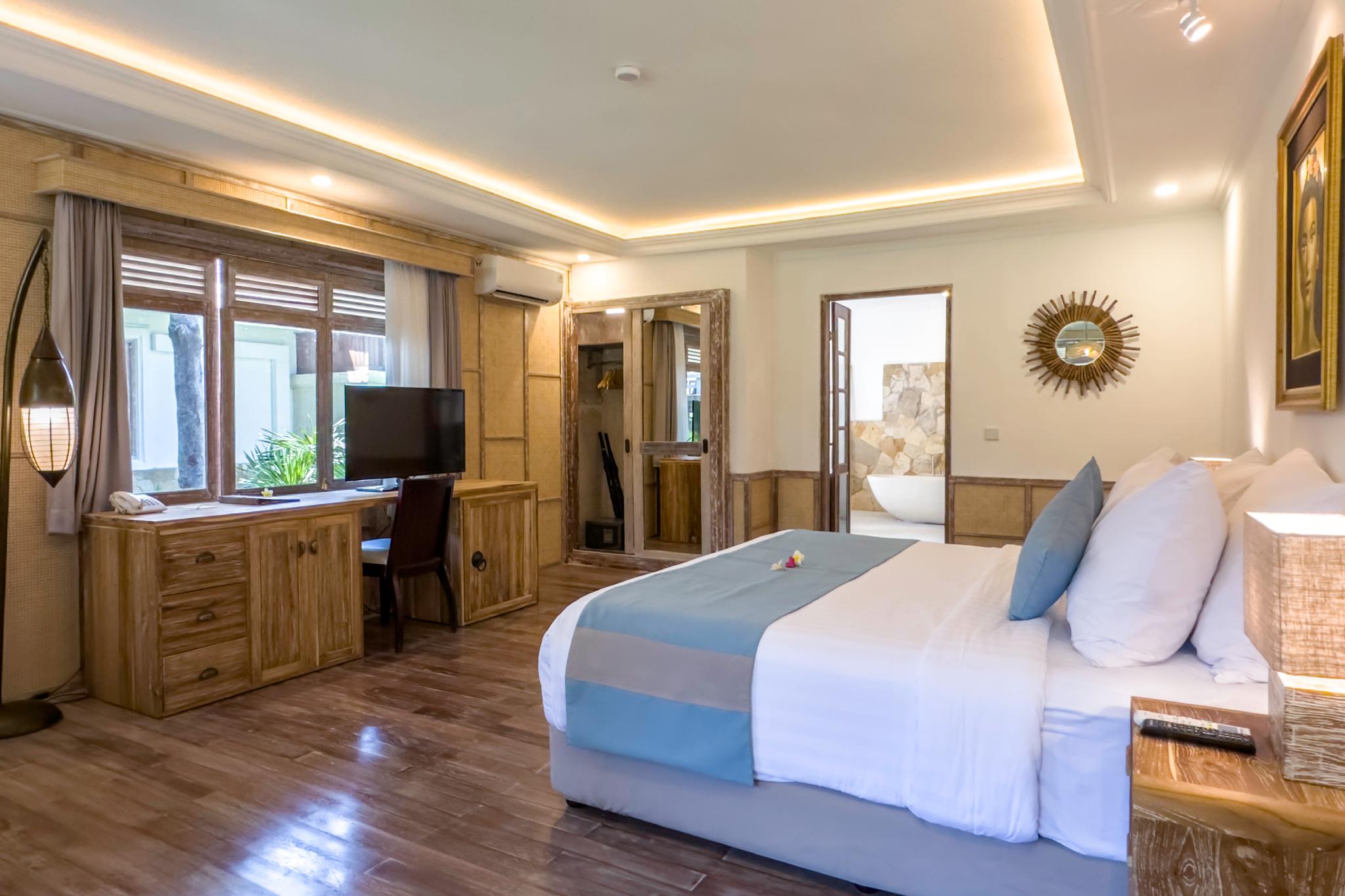 Deluxe, Family, Bungalow, King Bed, Sofa