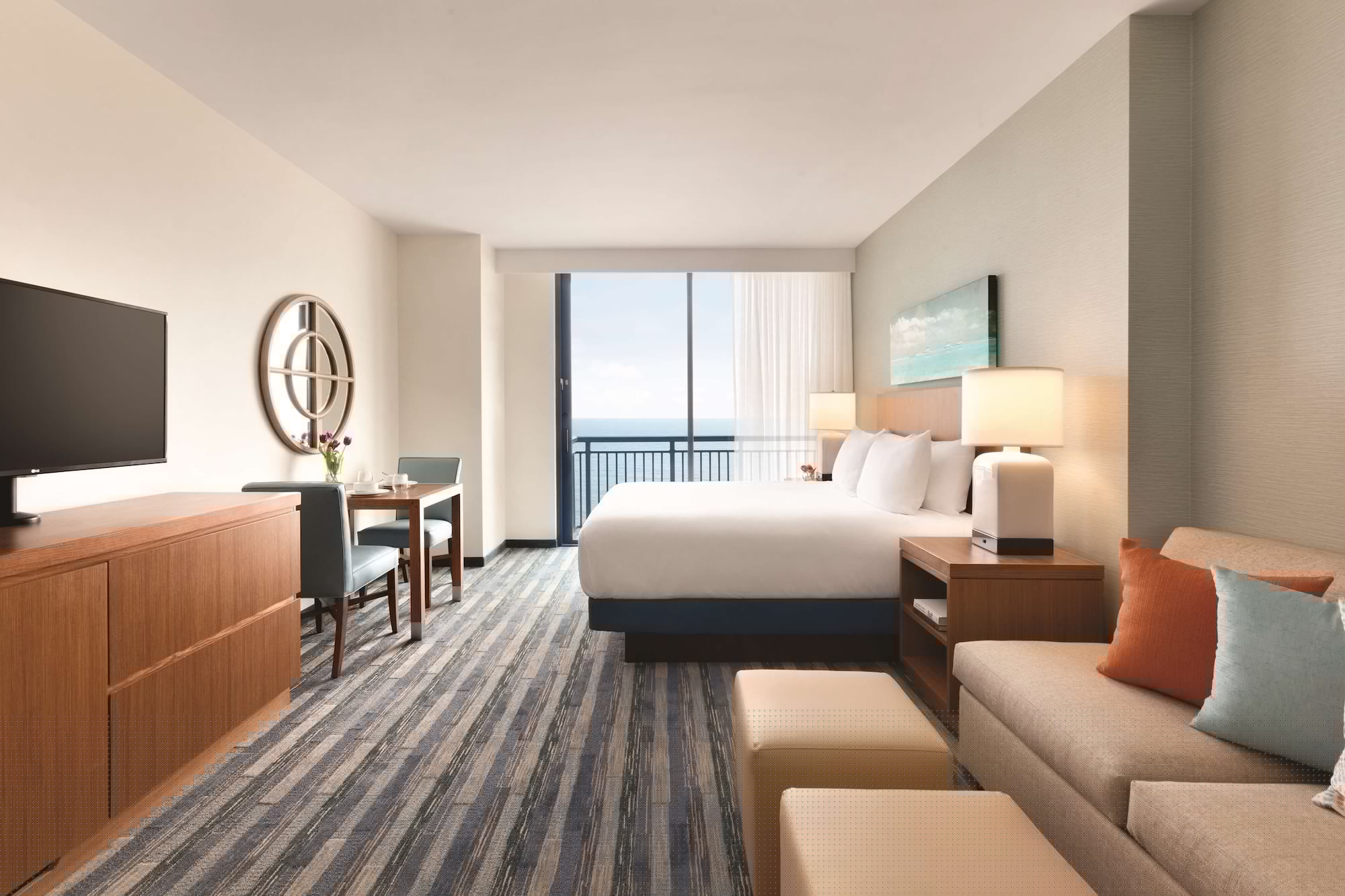 STUDIO, KING BED, OCEAN FRONT, SOFA, KITCHENETTE