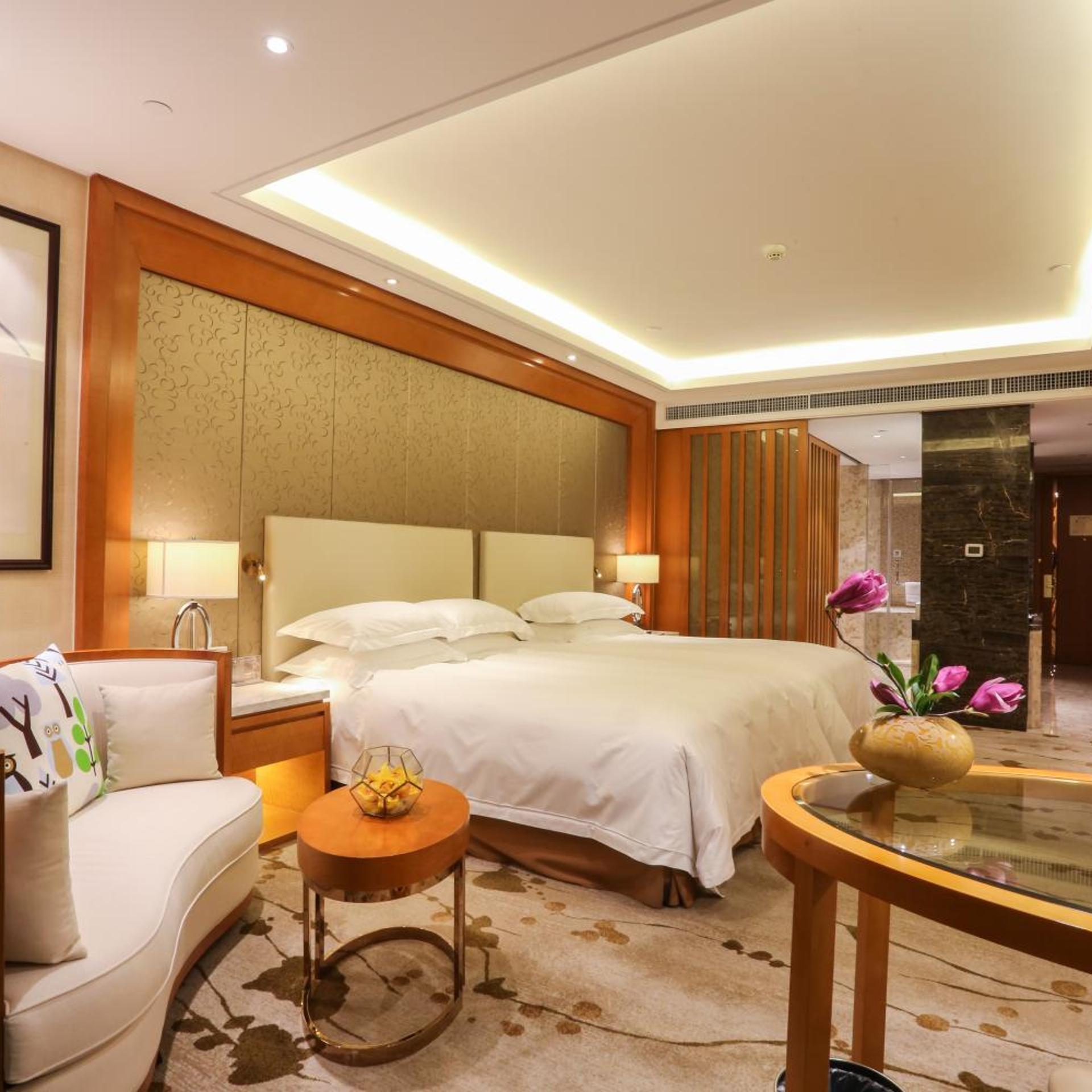 غرفة عائلية بإطلالة على النهر، Yiwu Shangcheng Hotel 9/10