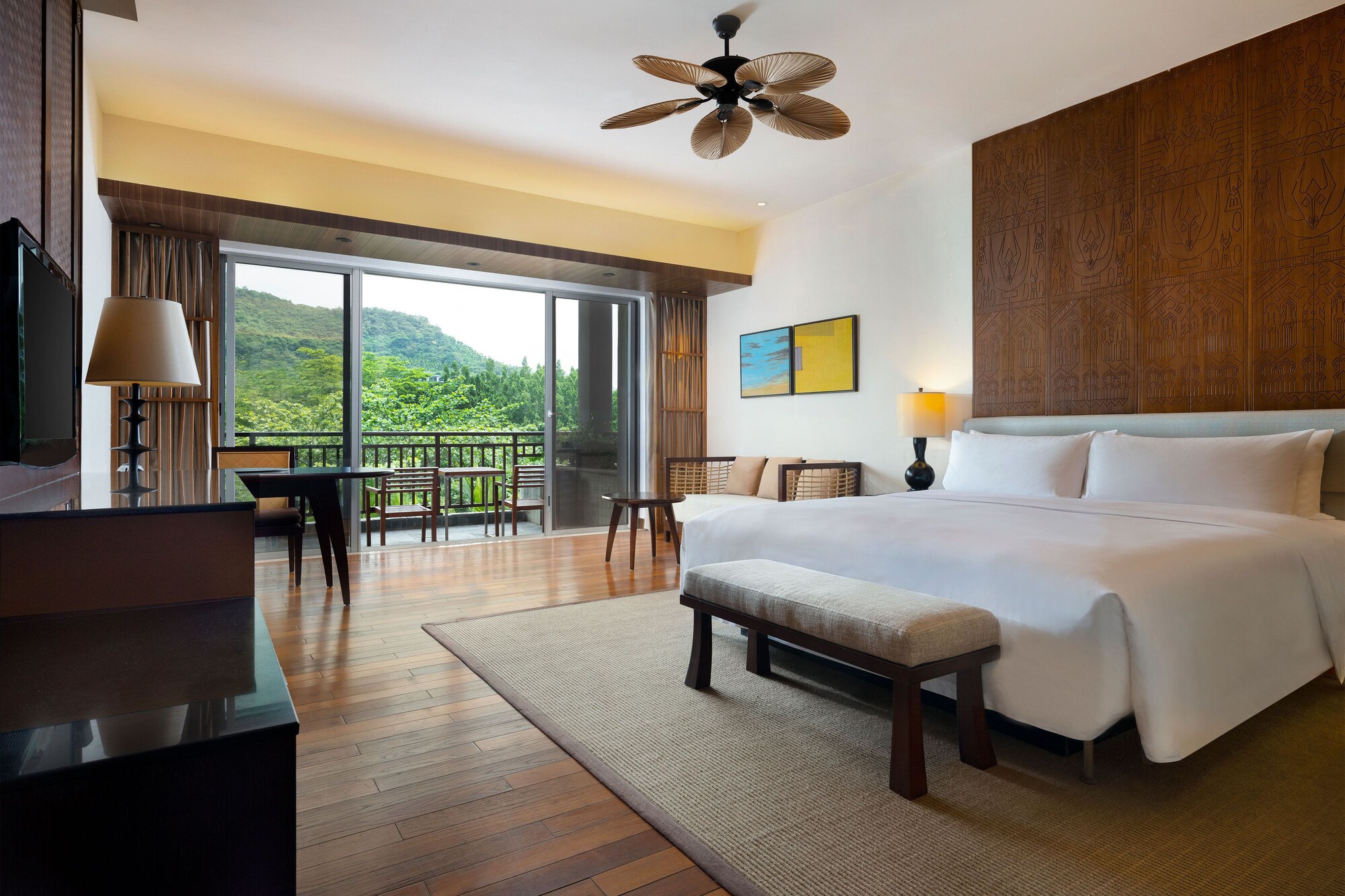 Room, 2 Double Beds, Mountain View, Balcony