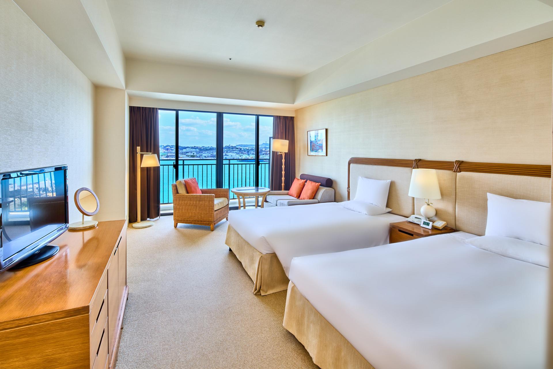 Semi Room, Grand, Superior, 2 Semi Double Beds, Harbour View