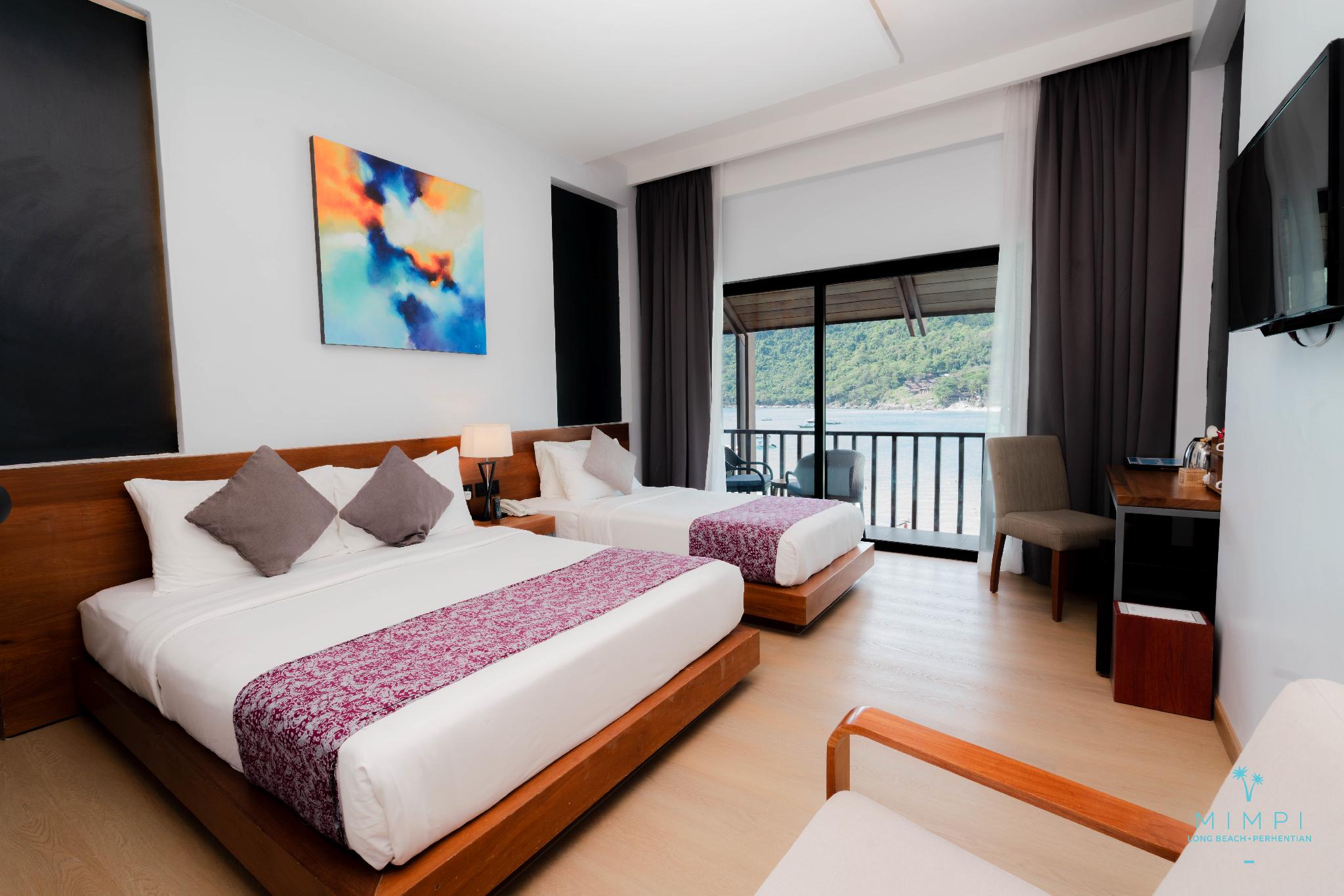 Ocean, Deluxe, Twin Beds