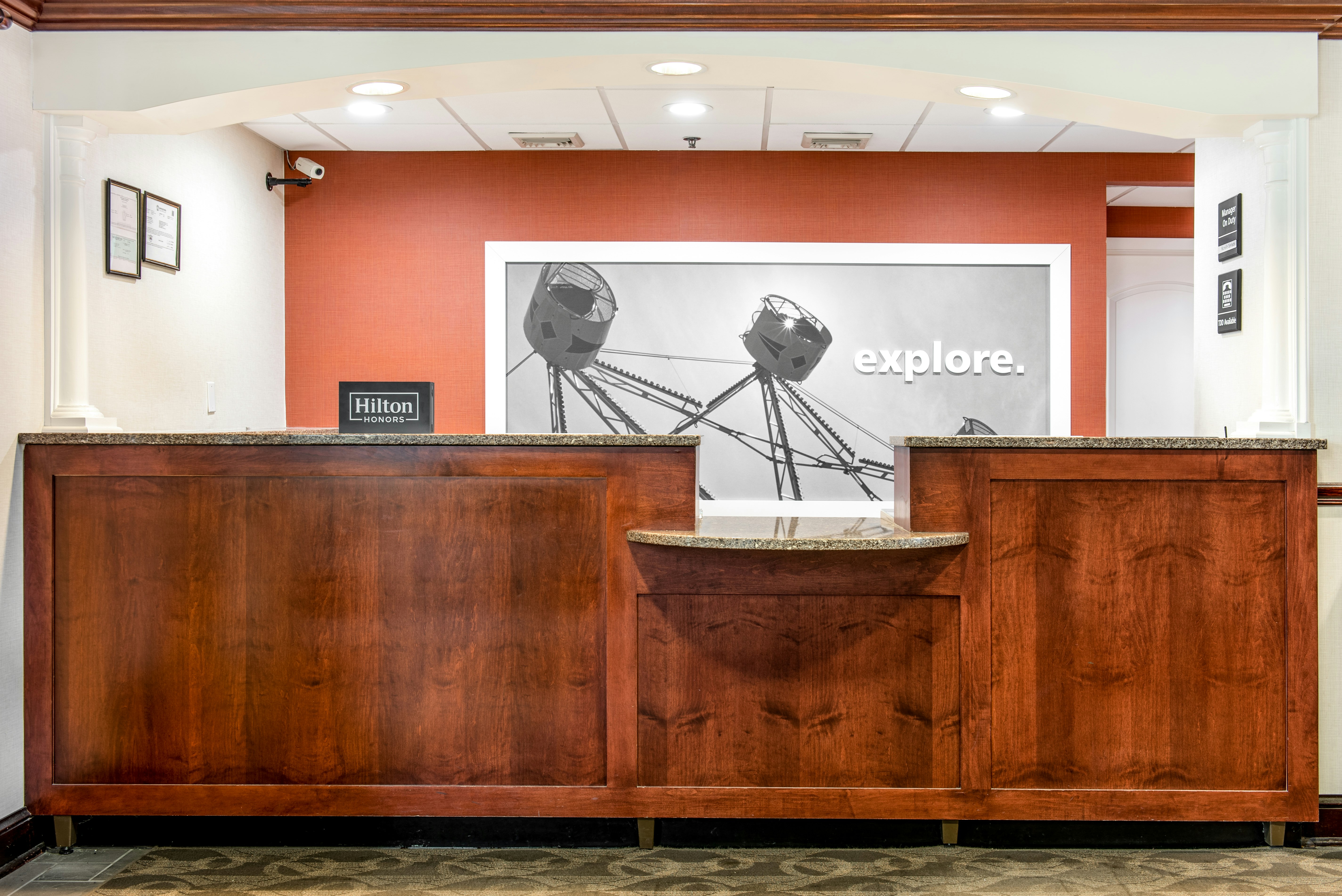 Lobby at Hampton Inn & Suites Bethlehem, BETHLEHEM - PA