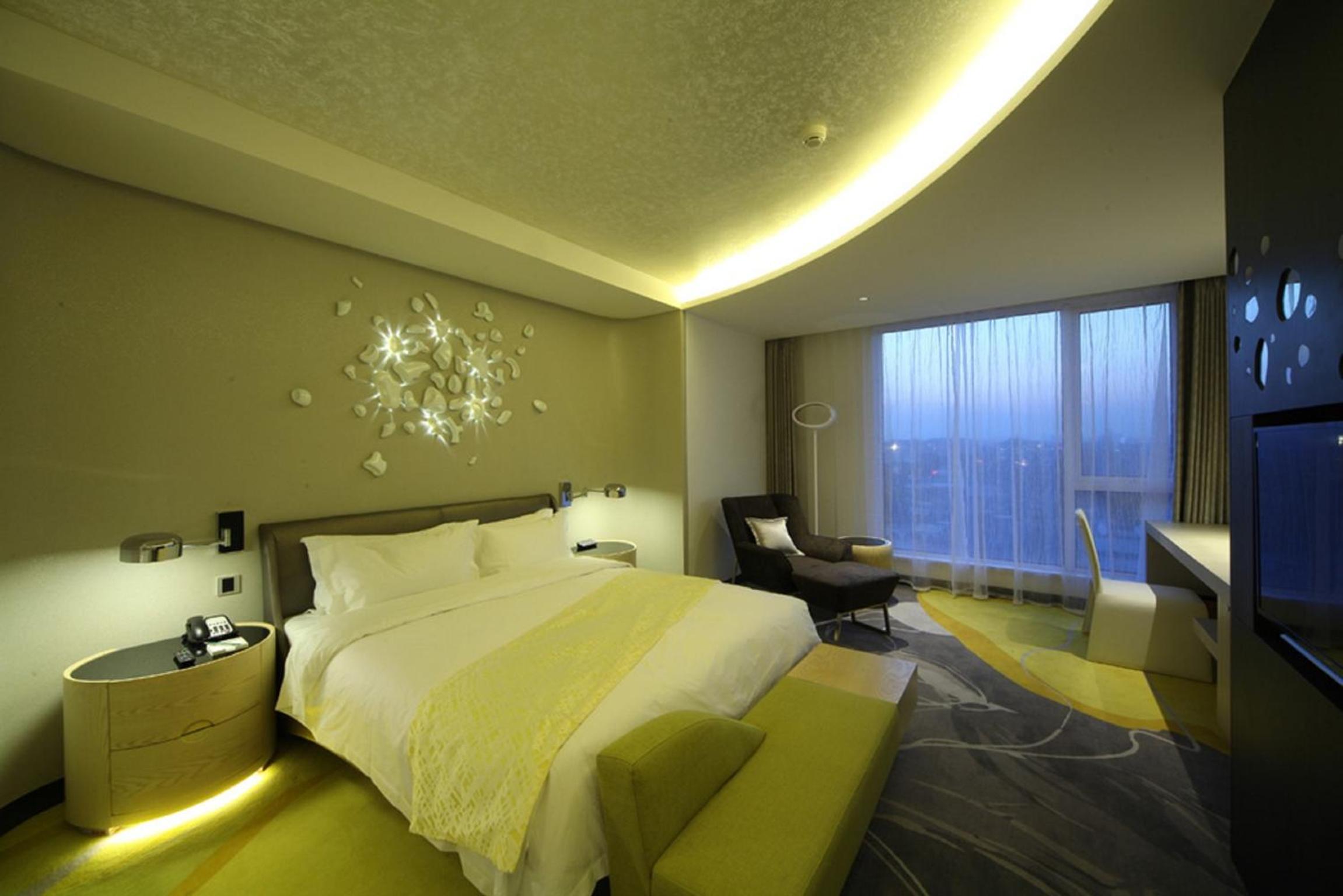 غرفة ديلوكس بسرير كينج، BeiJing Qianyuan Hotel 4/7