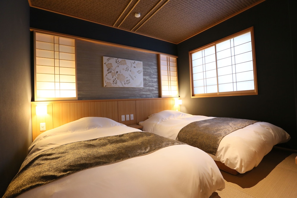 Japanese Western, Quadruple, 4 Beds, Garden View, Outdoor Bath