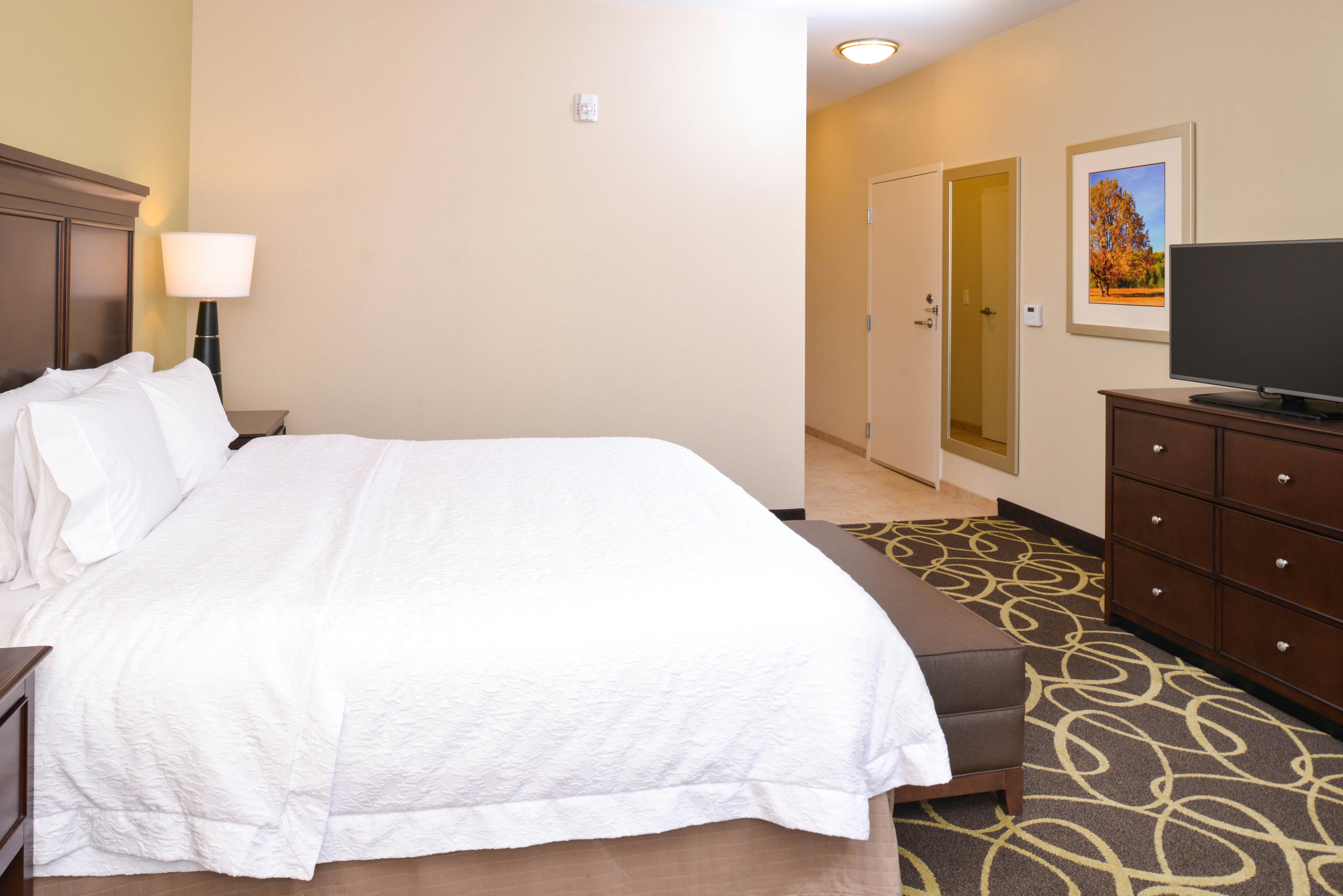 غرفة بسرير كينج لذوي الإعاقة، HAMPTON INN OMAHA MIDTOWN-AKSARBEN AREA 4/8