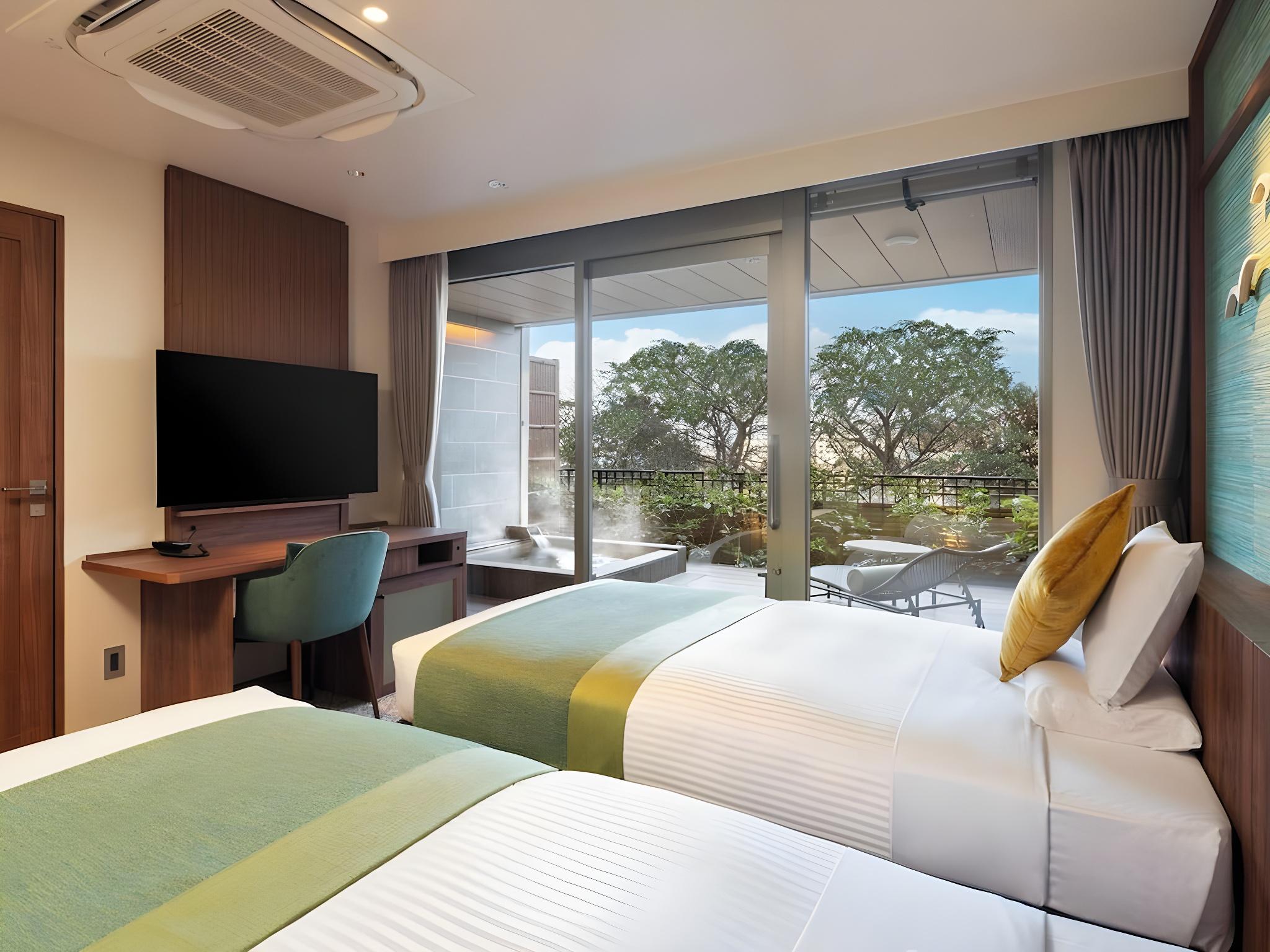 New, Superior, Twin Beds, Outdoor Bath, Terrace