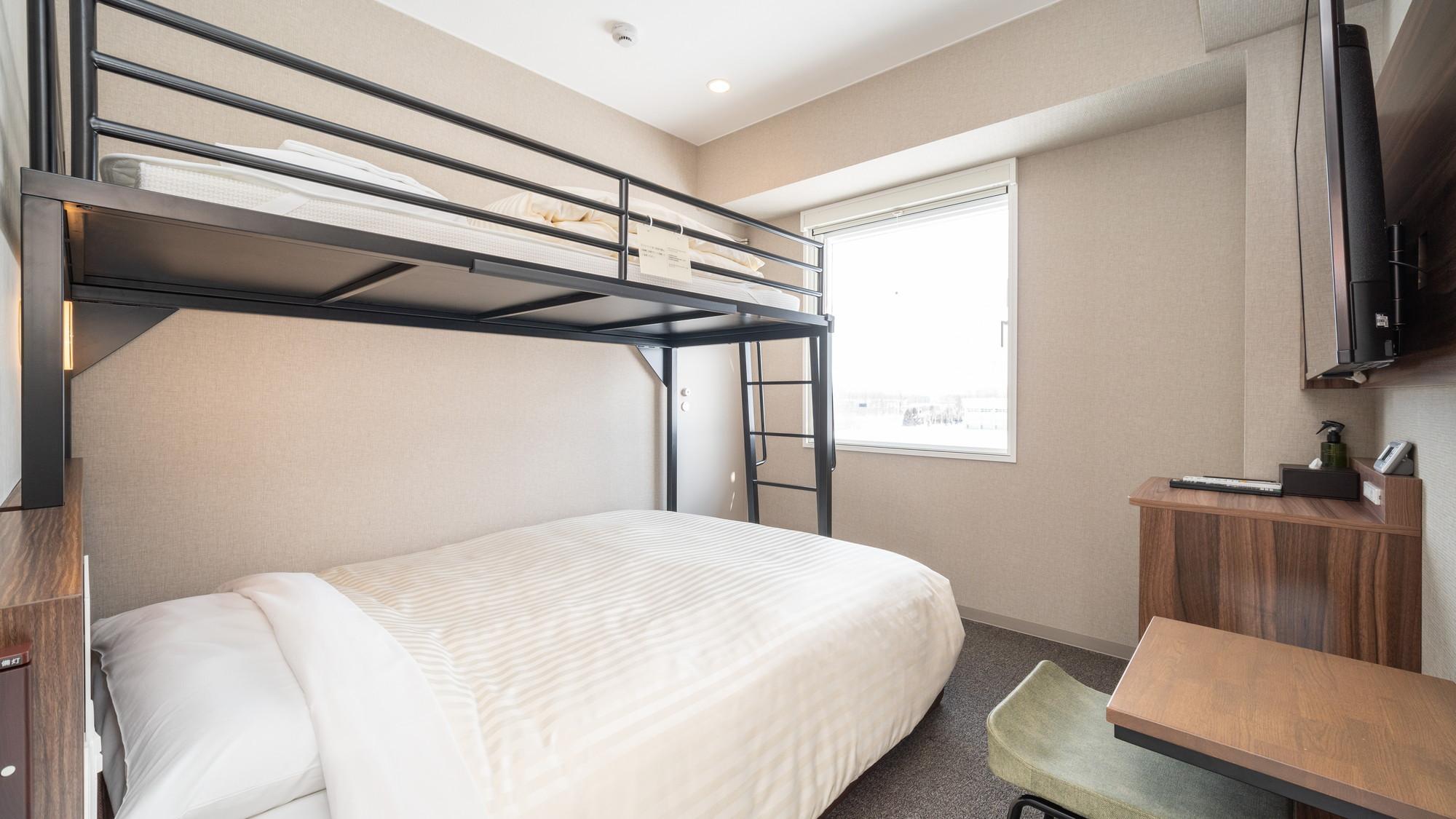 Room, Double or Single Bed, Bunk Bed