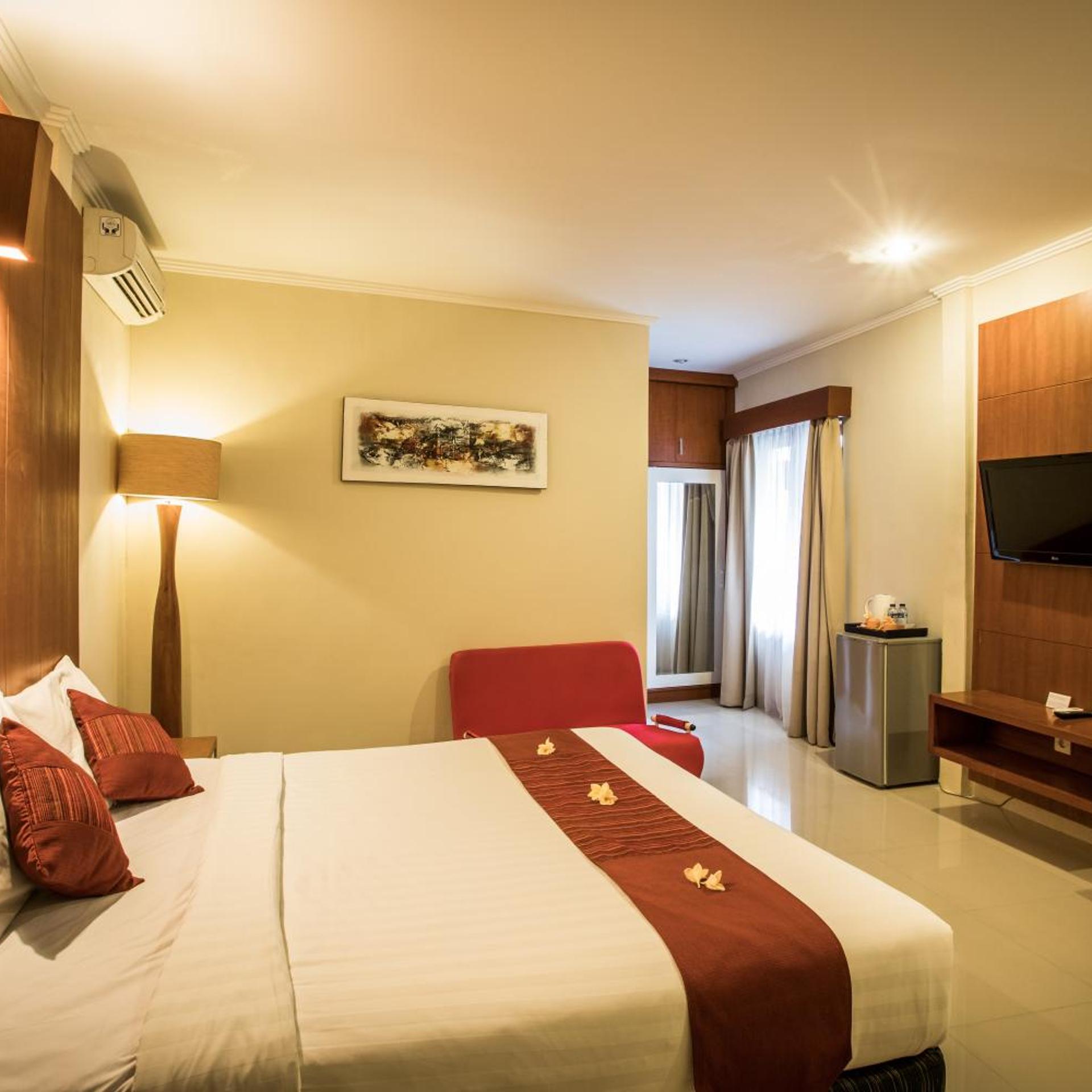 غرفة ديلوكس بسرير مزدوج أو سريرين منفصلين، Svarna Hotel Sanur 3/10