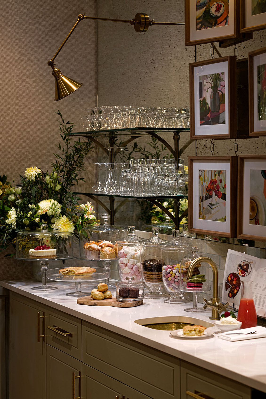 Lobby at The Adria, LONDON