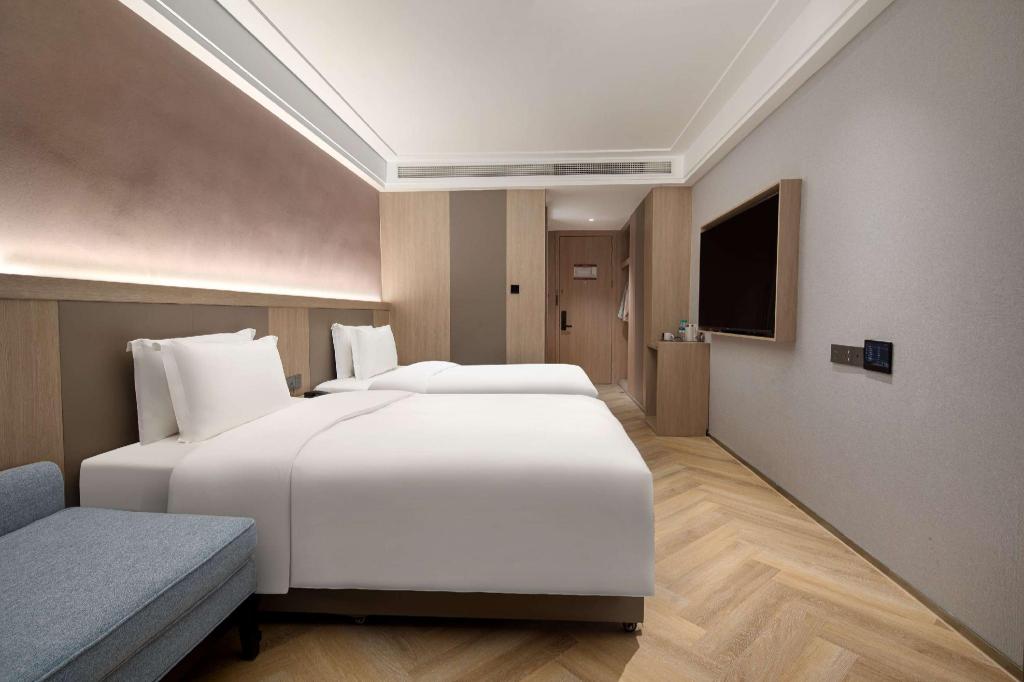 Mahjong, 2 Double Beds, Smoking