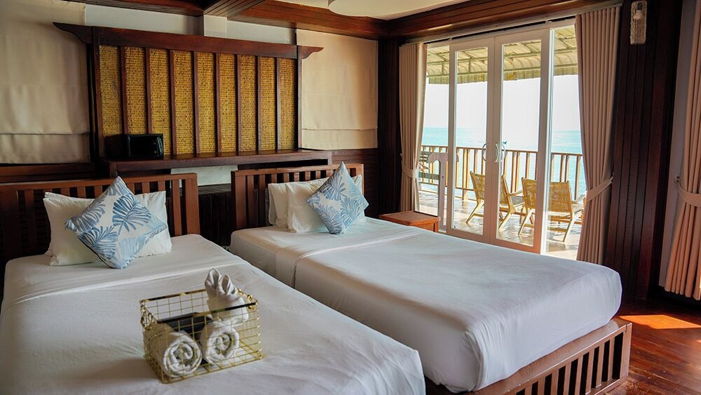 Family, Pavilion, Villa, King and Queen Bed, Sea Front