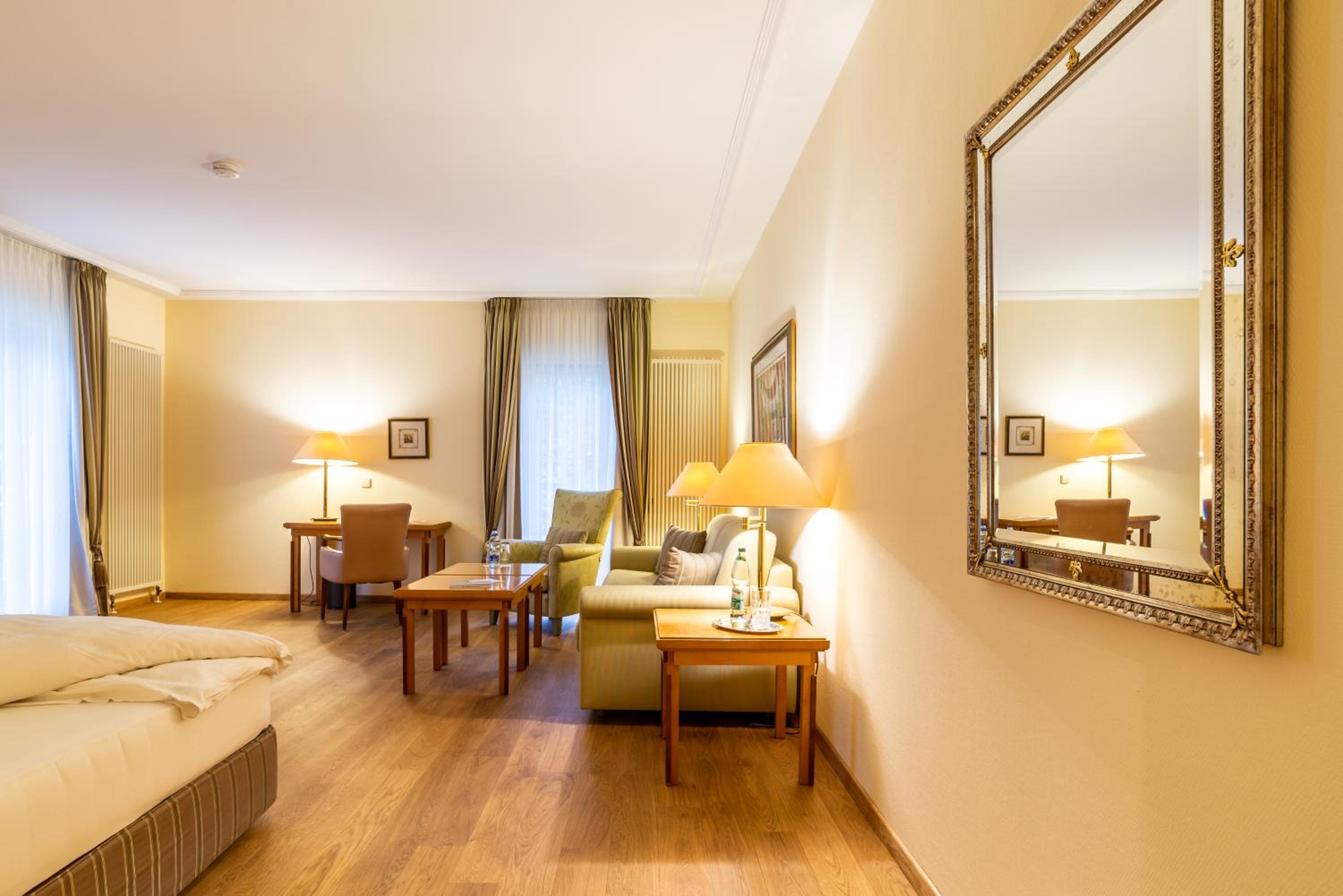 غرفة بسرير مزدوج أو سريرين منفصلين، Villa Hammerschmiede Hotel 7/10