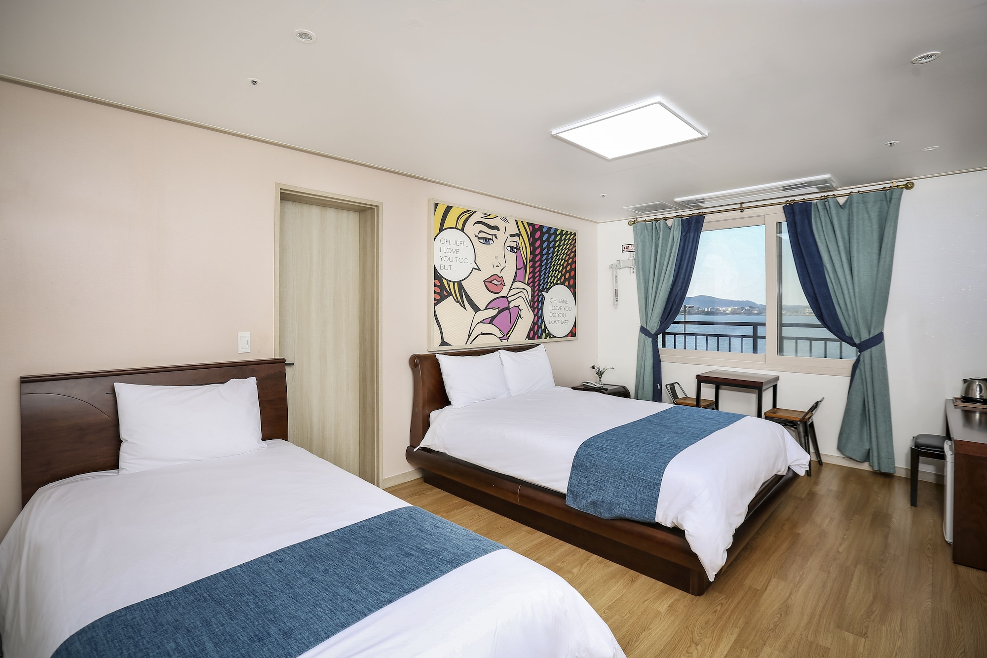 STANDARD, TWIN BEDS, OCEAN VIEW