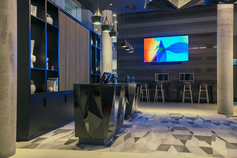 Lobby at Aloft London Excel, LONDON