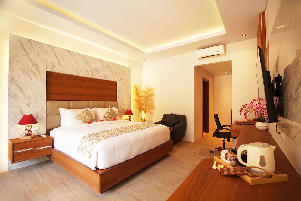 غرفة ديلوكس بسرير مزدوج، The Grand Villandra Resort 3/5