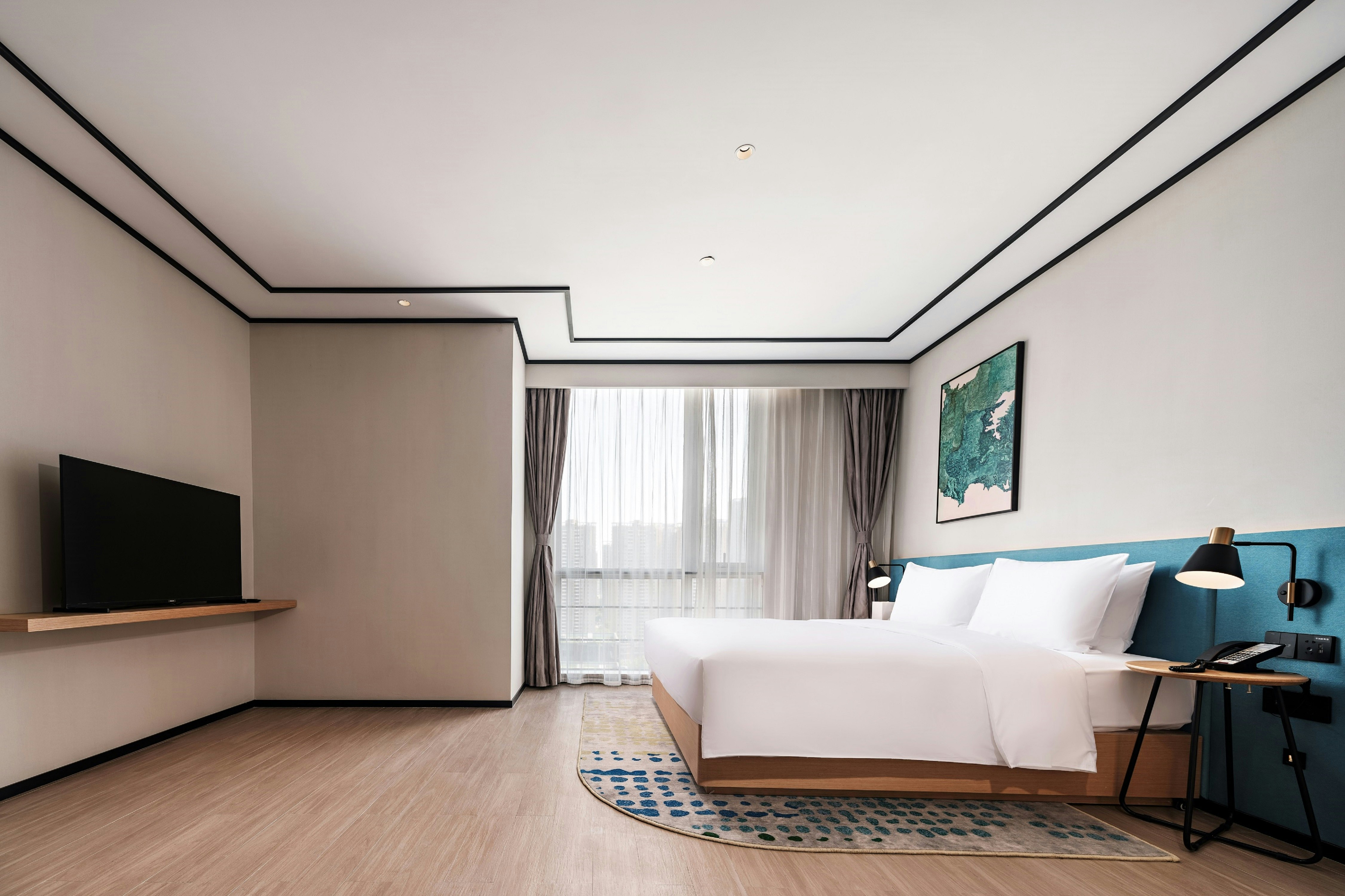جناح بسرير كينج، Hilton Garden Inn Hefei 2/2