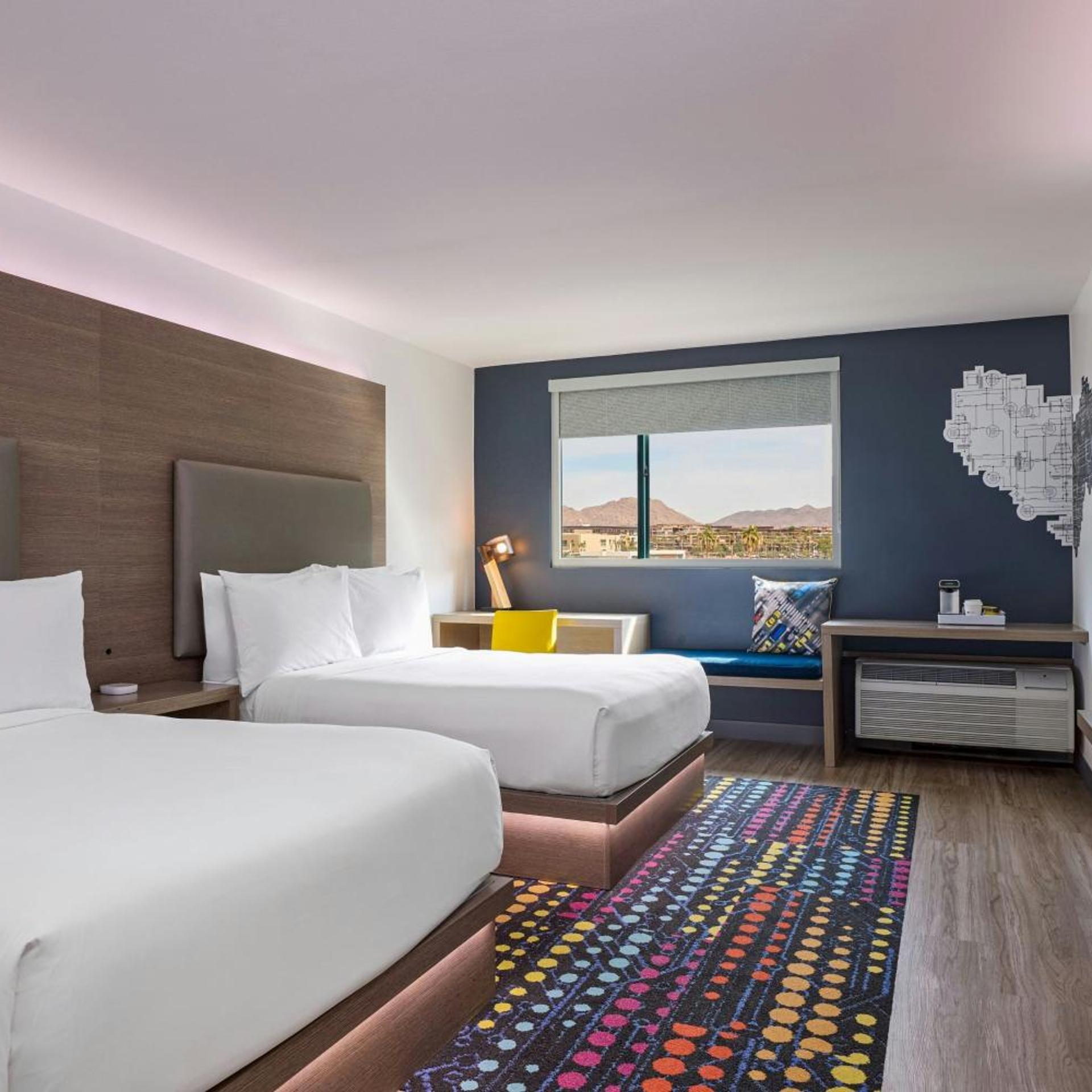 Chic, 2 Double Beds