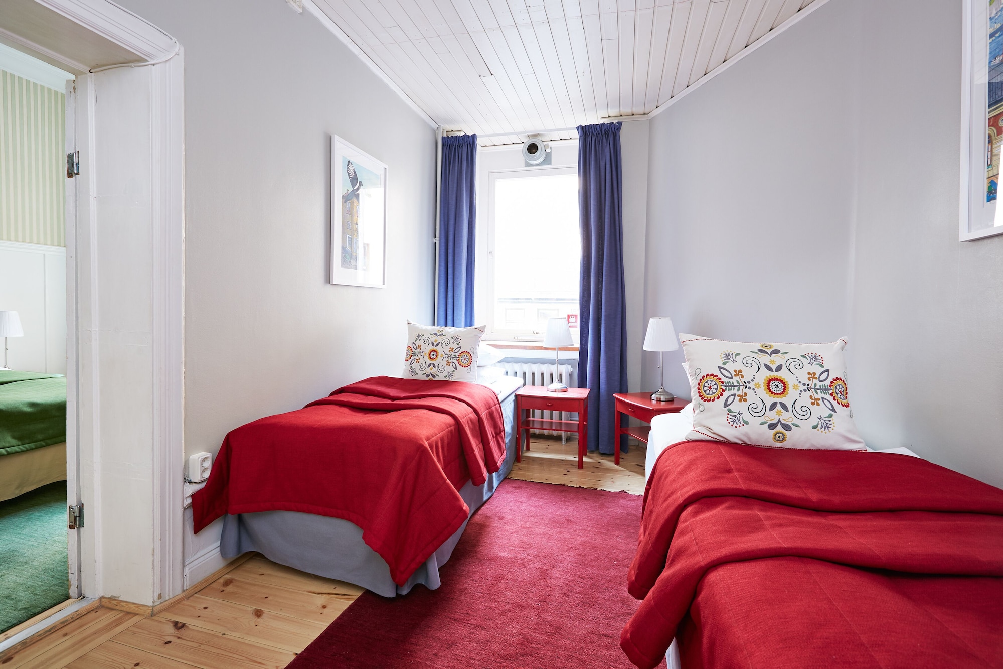 غرفة رباعية بأربعة أسرّة بحمام خاص، Hotel Hornsgatan 4/5