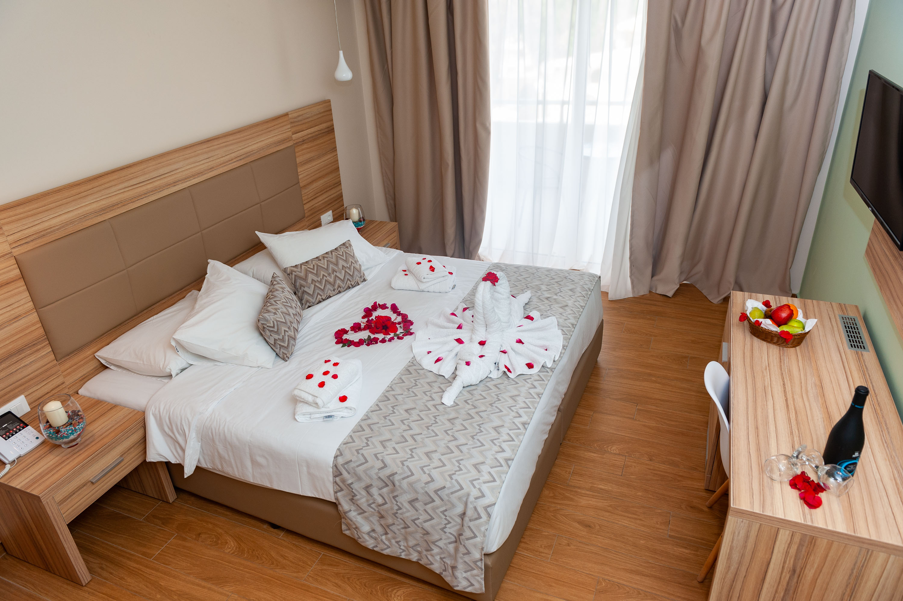 غرفة سوبيريور بسرير مزدوج أو سريرين منفصلين، Filerimos Village Hotel 3/5