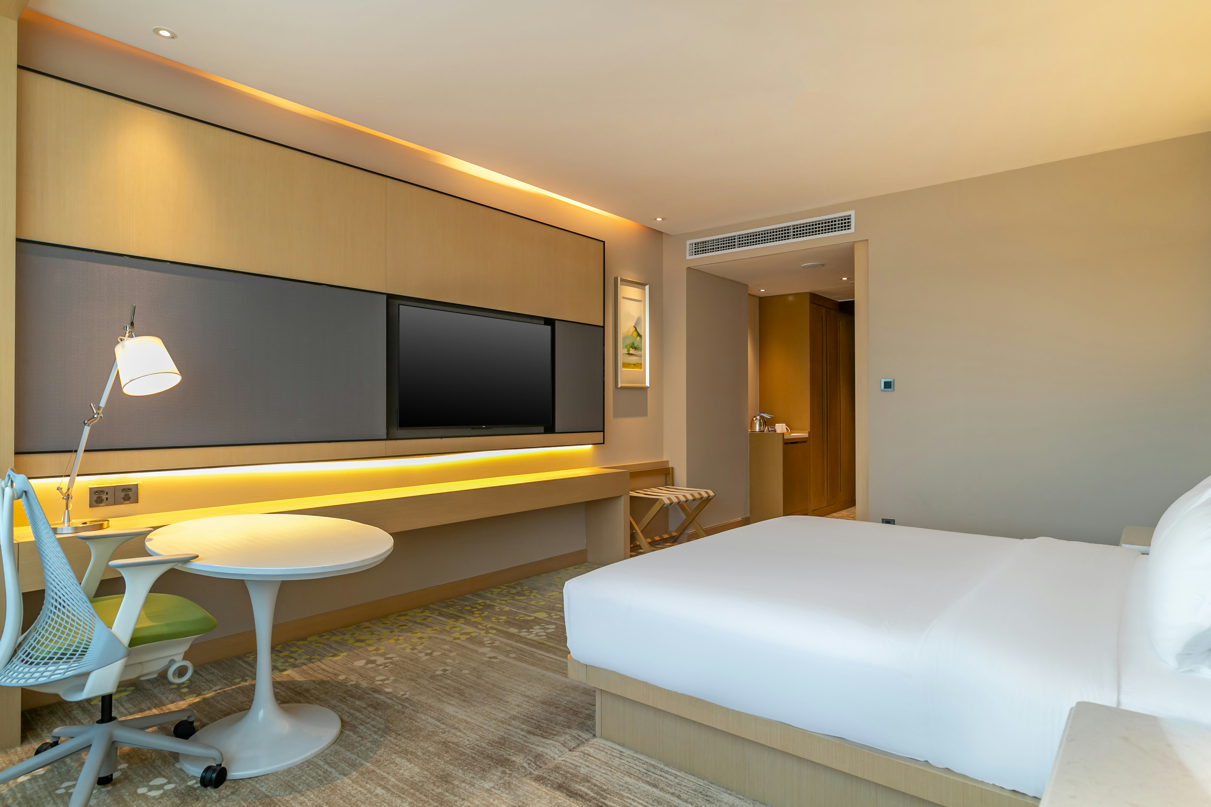 غرفة ديلوكس بسرير كينج، Hilton Garden Inn Foshan 3/4