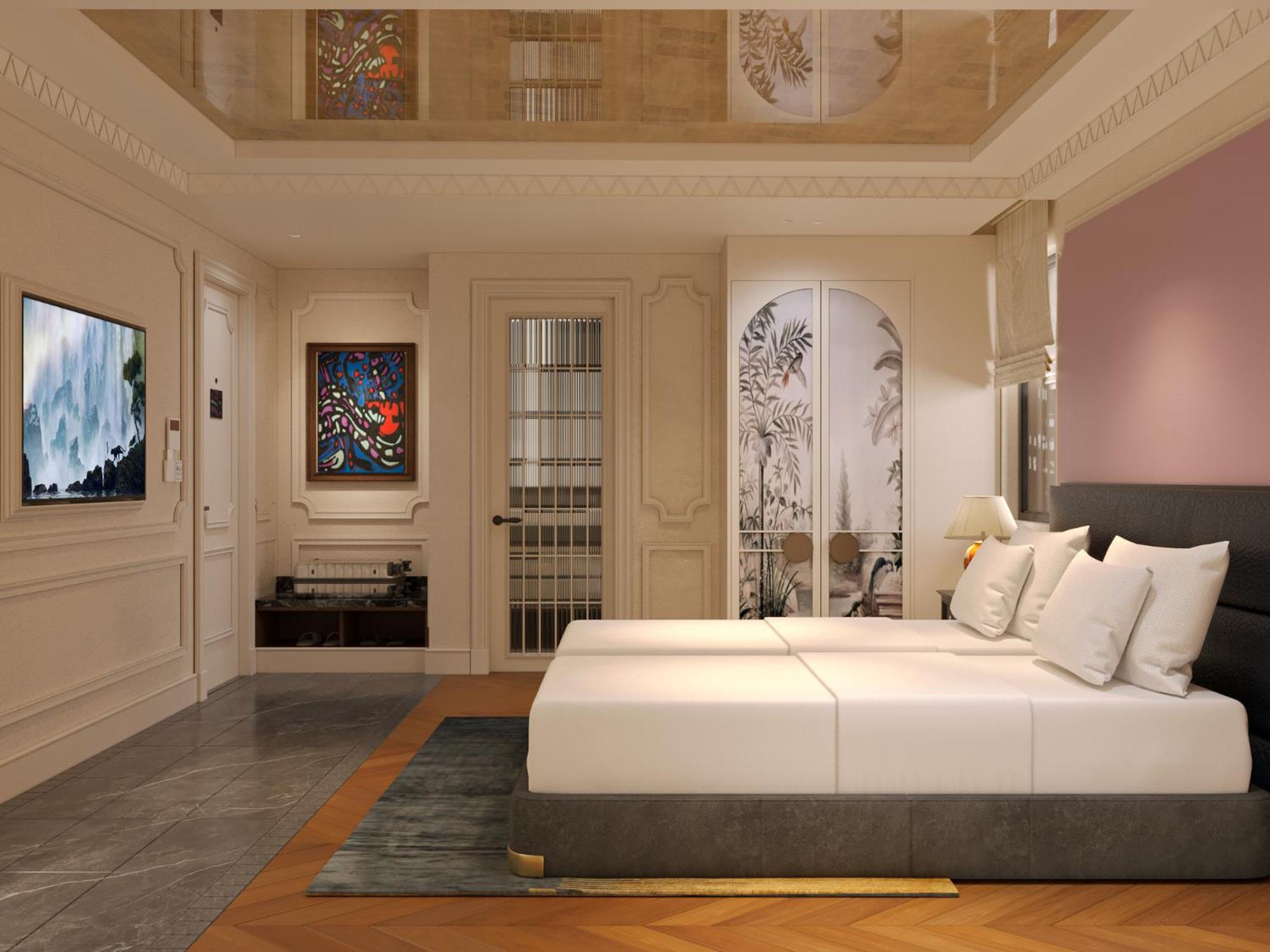 Collection, Twin Beds, Exterior Wing