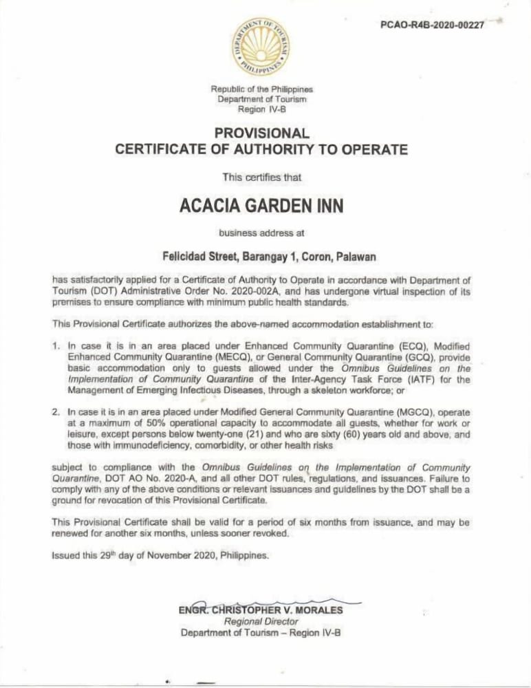 Acacia Garden Inn 60/66