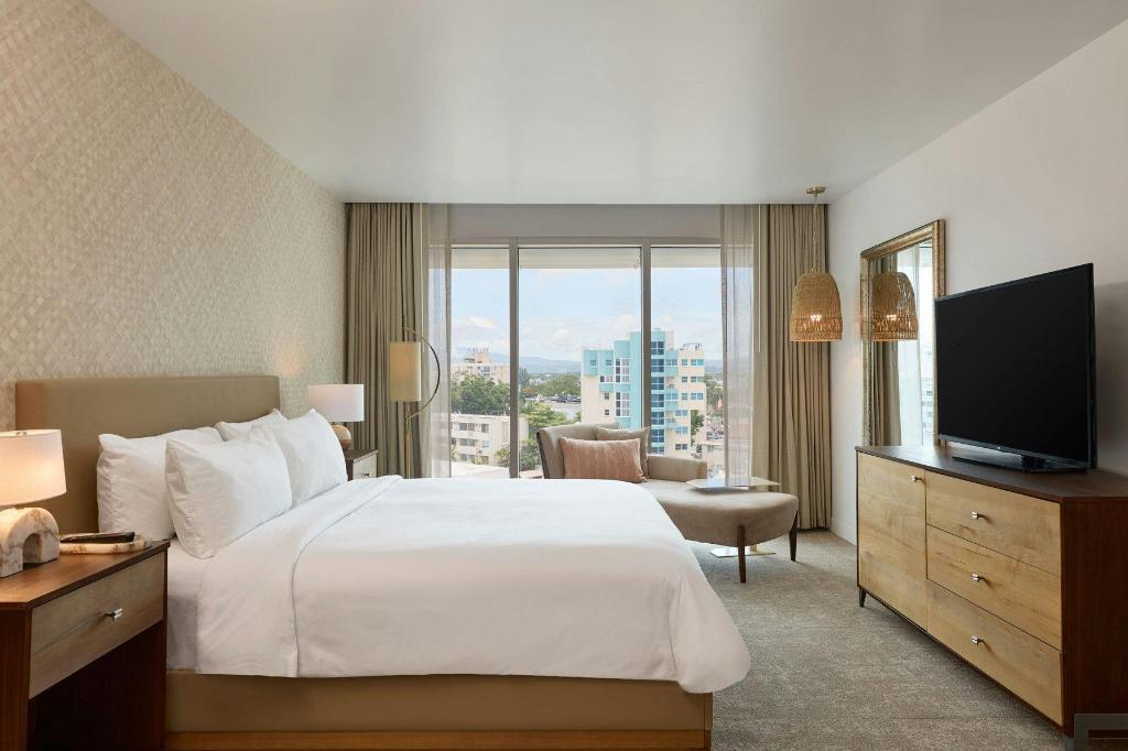 1 Bedroom, Apartment, King Bed, Urban View, Sofa, Balcony